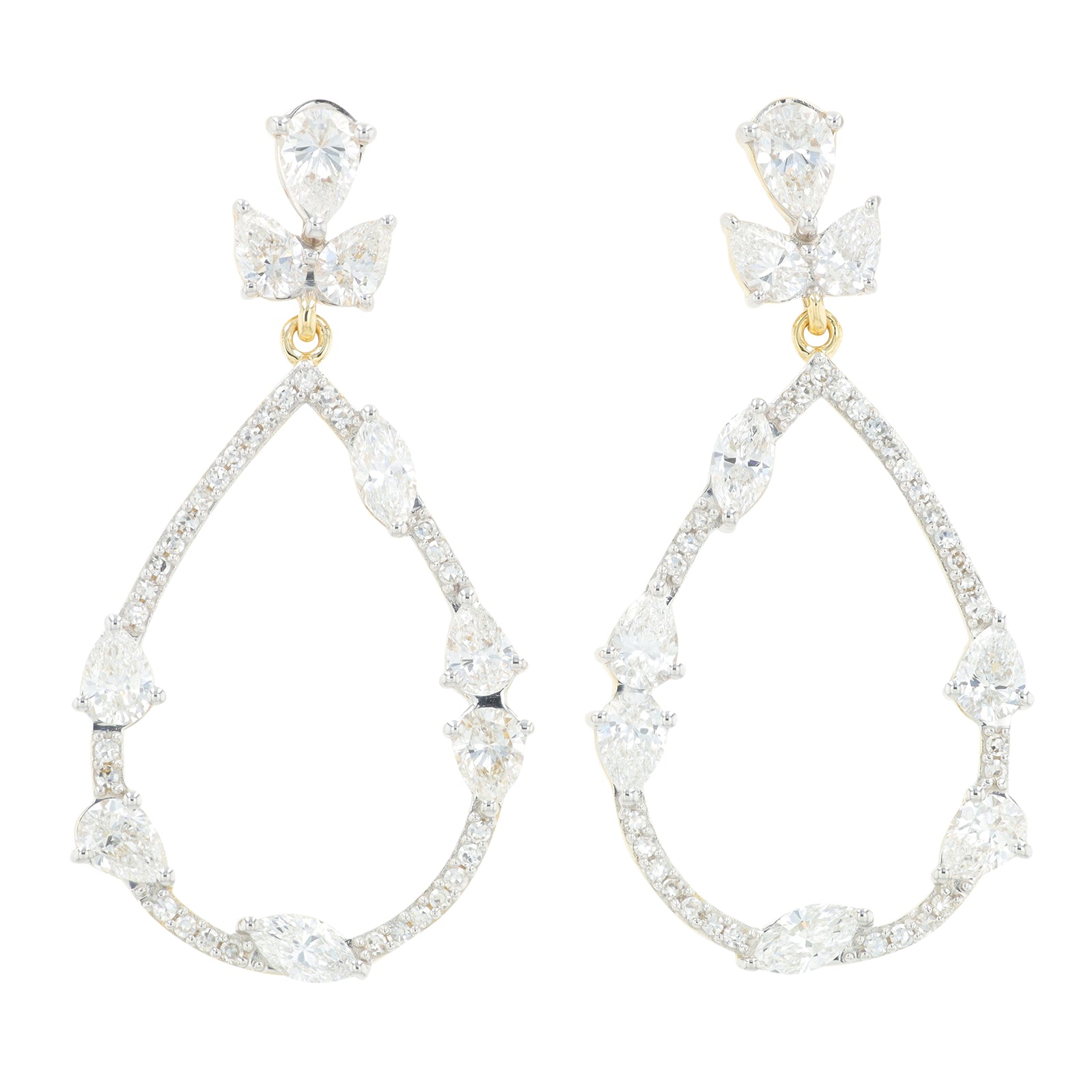 Lab Diamond Earrings in 14K Gold (2.50 ct. tw)