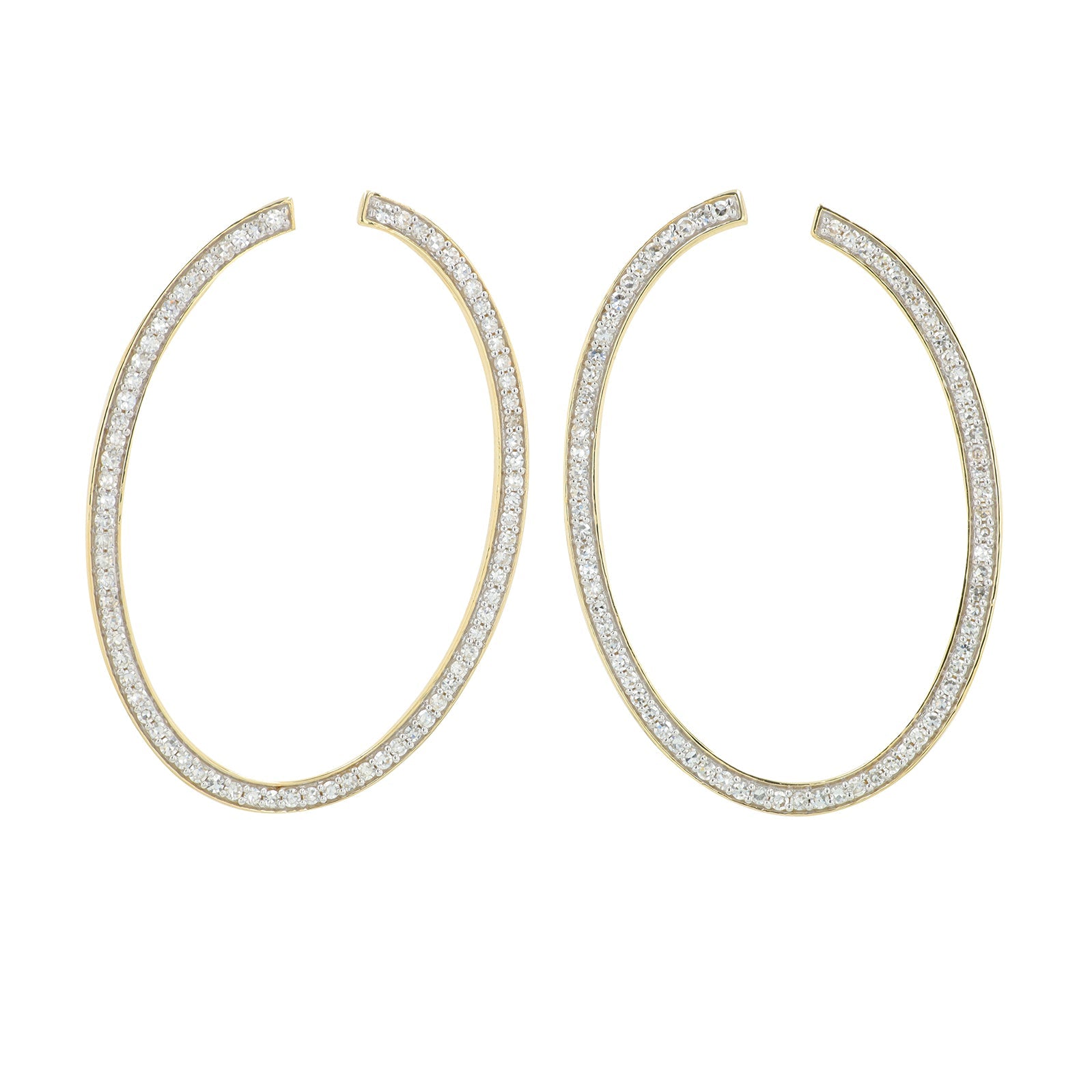 Lab Diamond Earrings in 14K Yellow Gold (1.50 ct. tw)