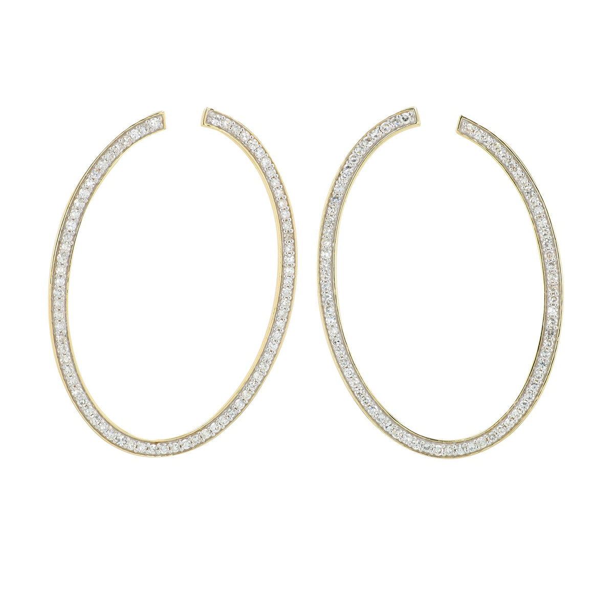 Lab Diamond Earrings in 14K Yellow Gold (1.50 ct. tw)