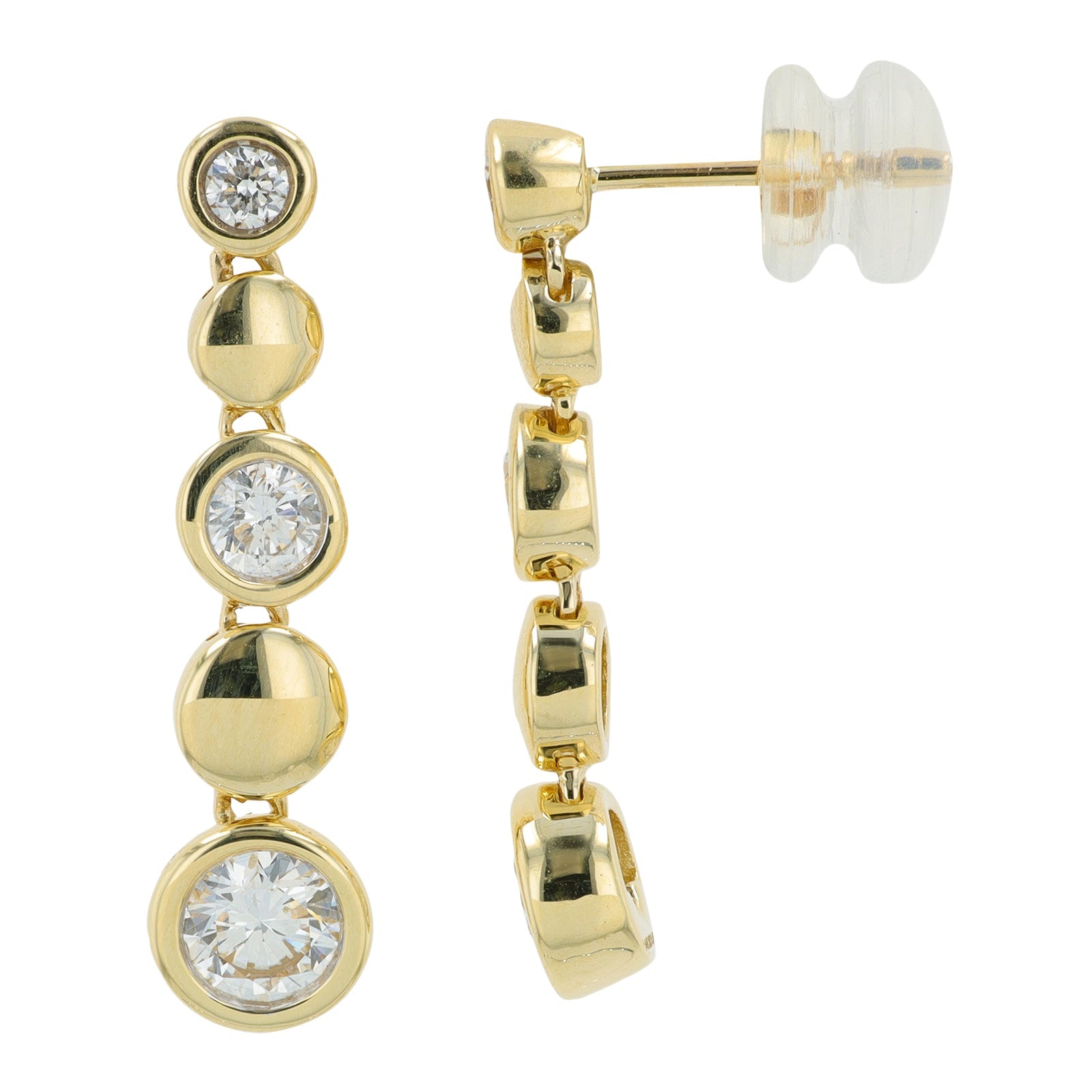 14K YG 1 CTW Lab Grown Diamond Earrings<p><strong>Lab Grown Diamond</p></strong>