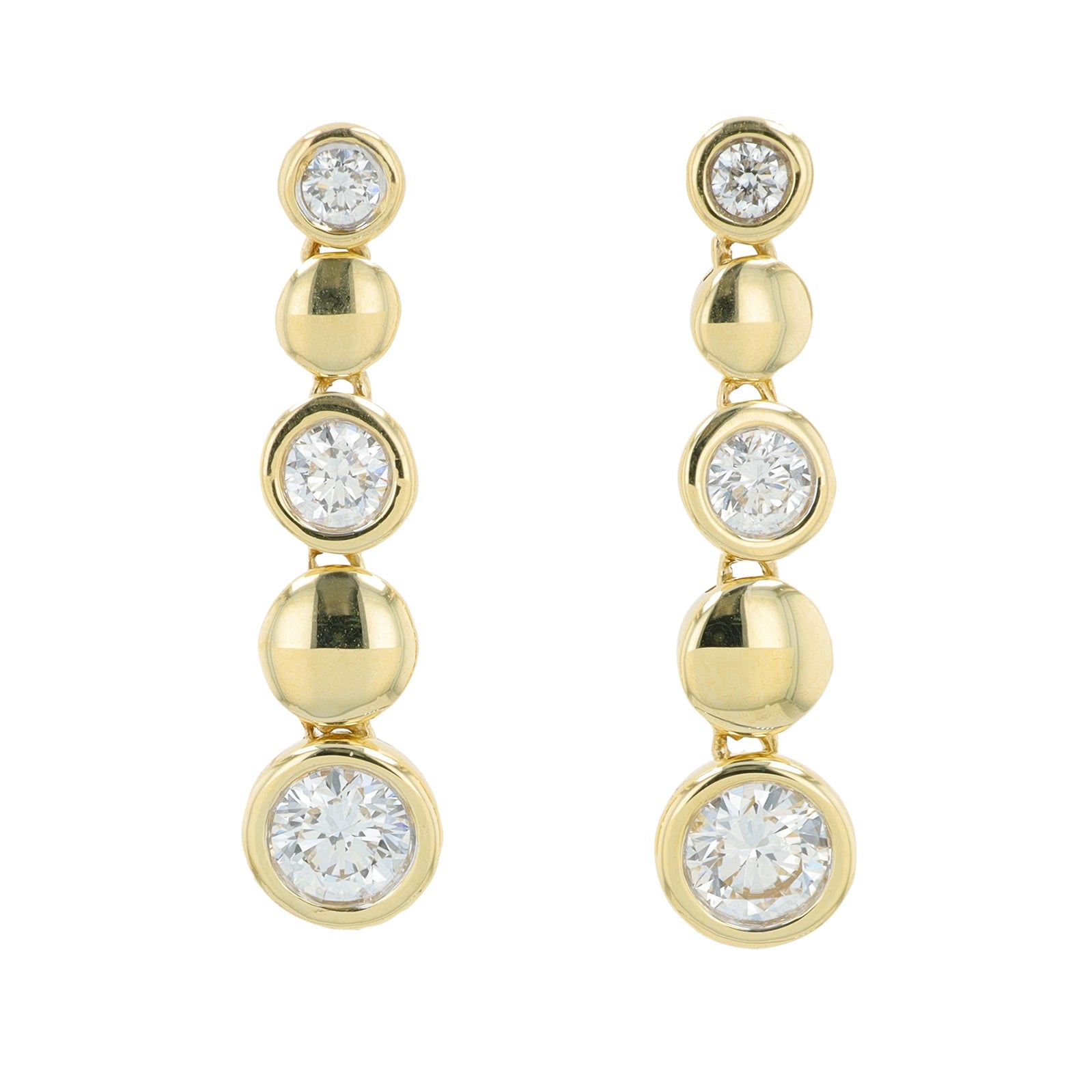 14K YG 1 CTW Lab Grown Diamond Earrings<p><strong>Lab Grown Diamond</p></strong>