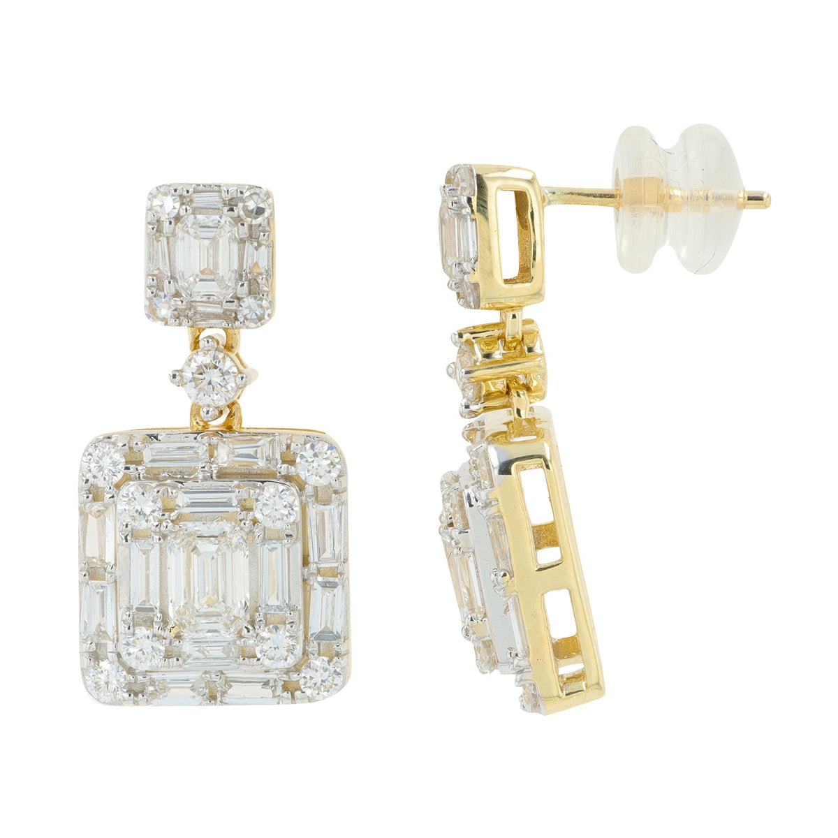 14K 2.50 CTW Lab Grown Diamond Earrings<p><strong>Lab Grown Diamond</p></strong><p><strong>More Colors Available</p></strong>