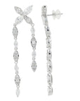 Lab Diamond Earrings in 14K White Gold (4 ct. tw)
