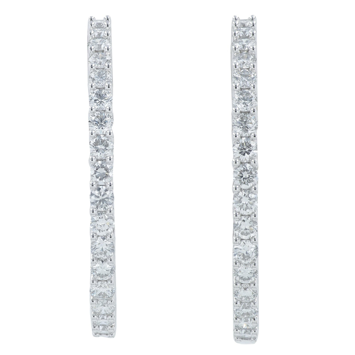14K 2.50 CTW Lab Grown Diamond Inside-Out Hoops<p><strong>Lab Grown Diamond</p></strong><p><strong>More Colors Available</p></strong>