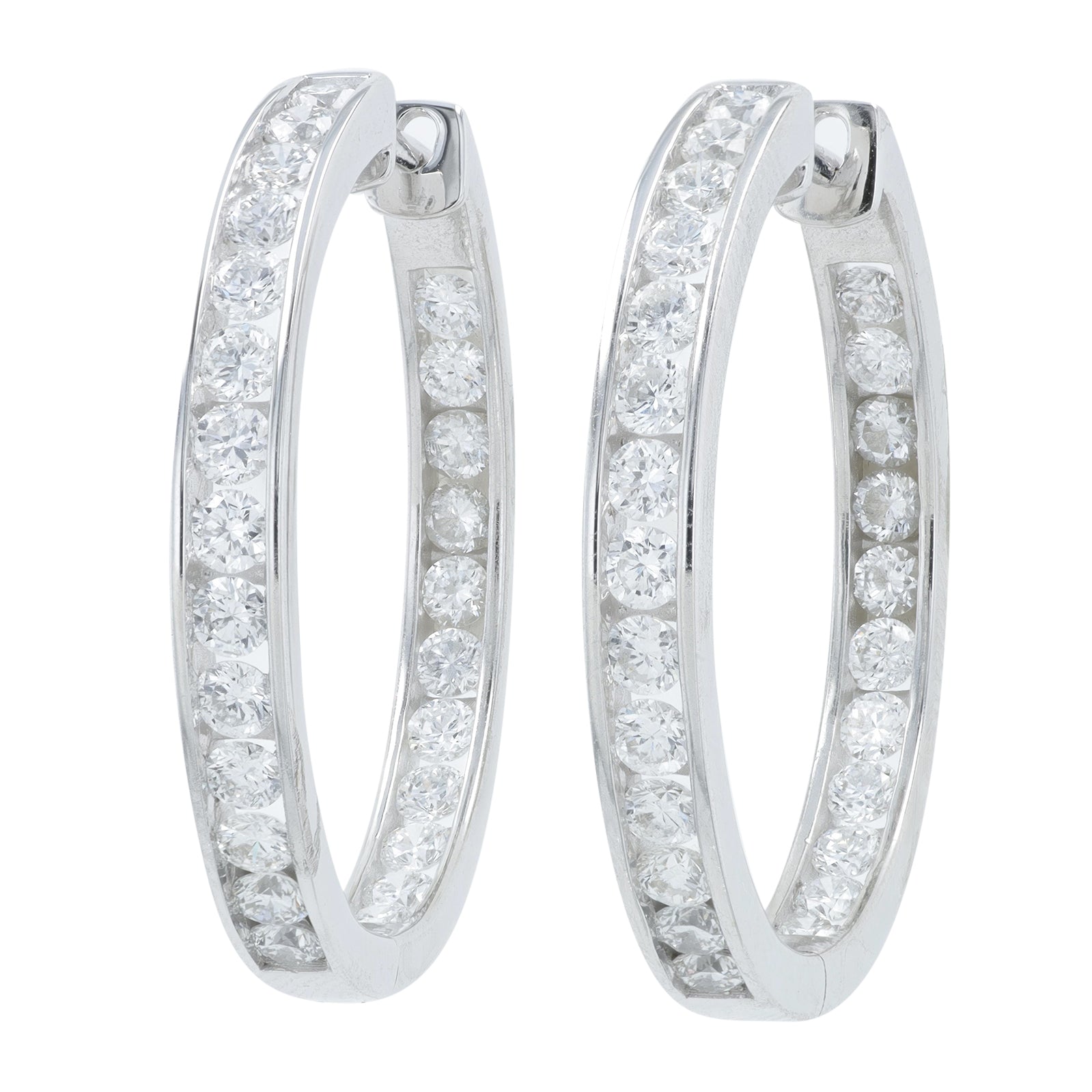 14K 3 CTW Lab Grown Diamond Chanel Set Inside-Out Hoops<p><strong>Lab Grown Diamond</p></strong><p><strong>More Colors Available</p></strong>