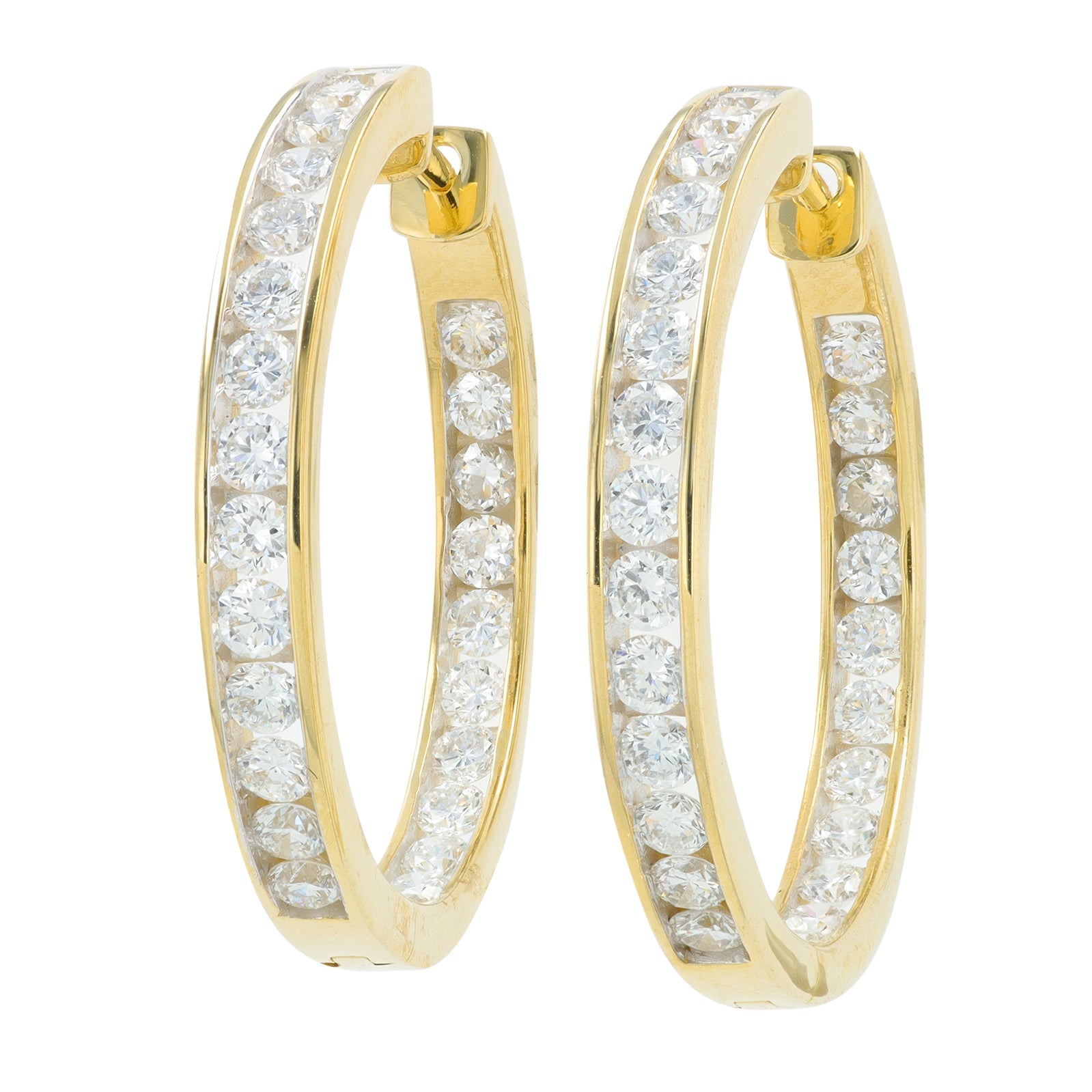 14K 3 CTW Lab Grown Diamond Chanel Set Inside-Out Hoops<p><strong>Lab Grown Diamond</p></strong><p><strong>More Colors Available</p></strong>