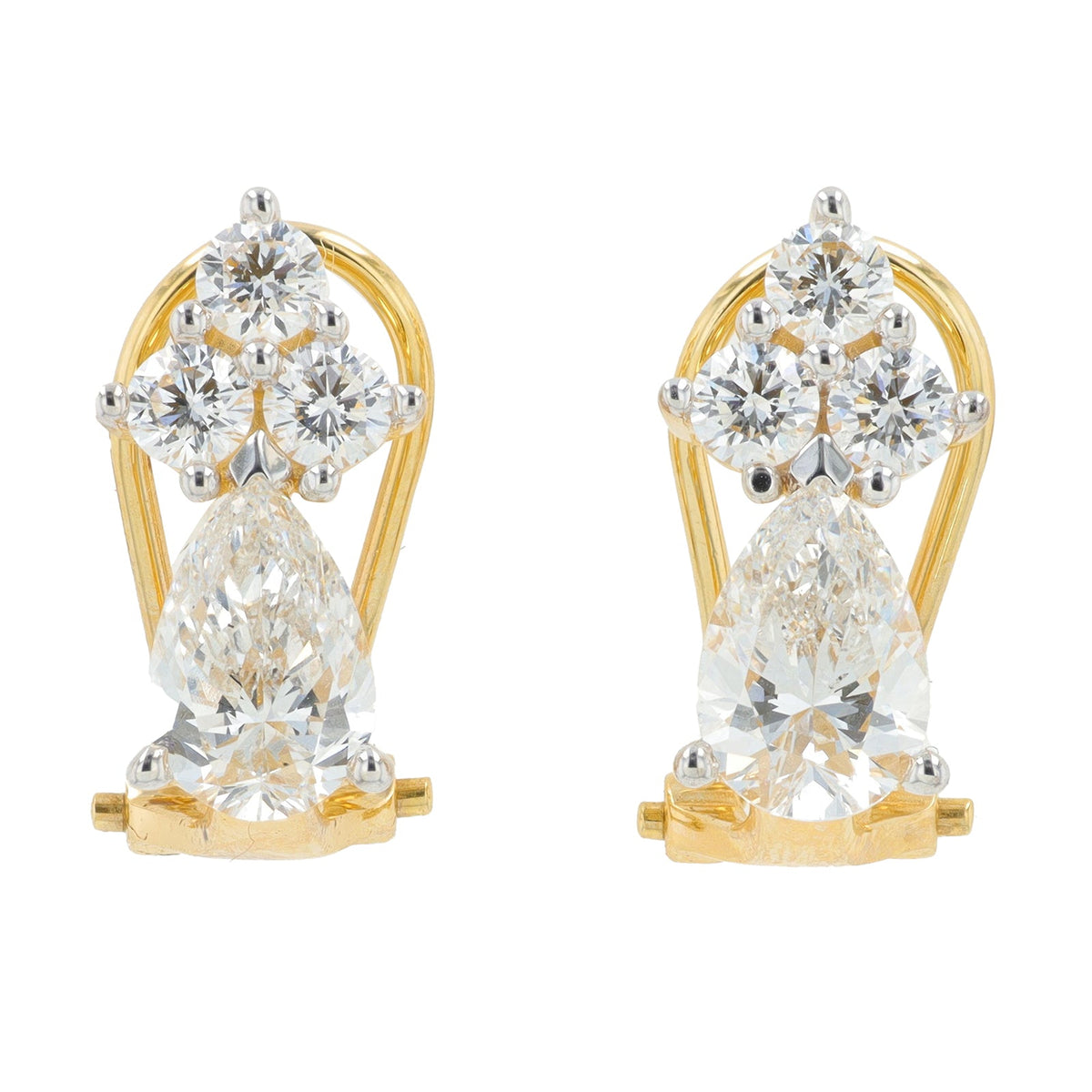 14K 2 CT Lab Grown Diamond Earrings<p><strong>More Colors Available</p></strong><p><strong>Lab Grown Diamond</p></strong>