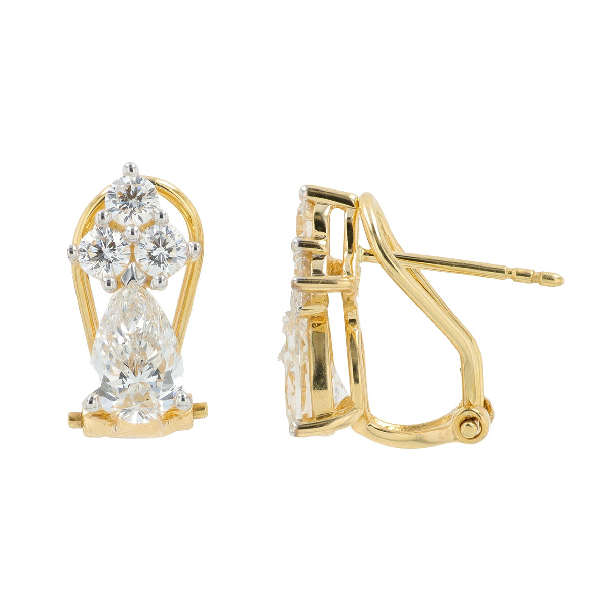 14K 2 CT Lab Grown Diamond Earrings<p><strong>More Colors Available</p></strong><p><strong>Lab Grown Diamond</p></strong>