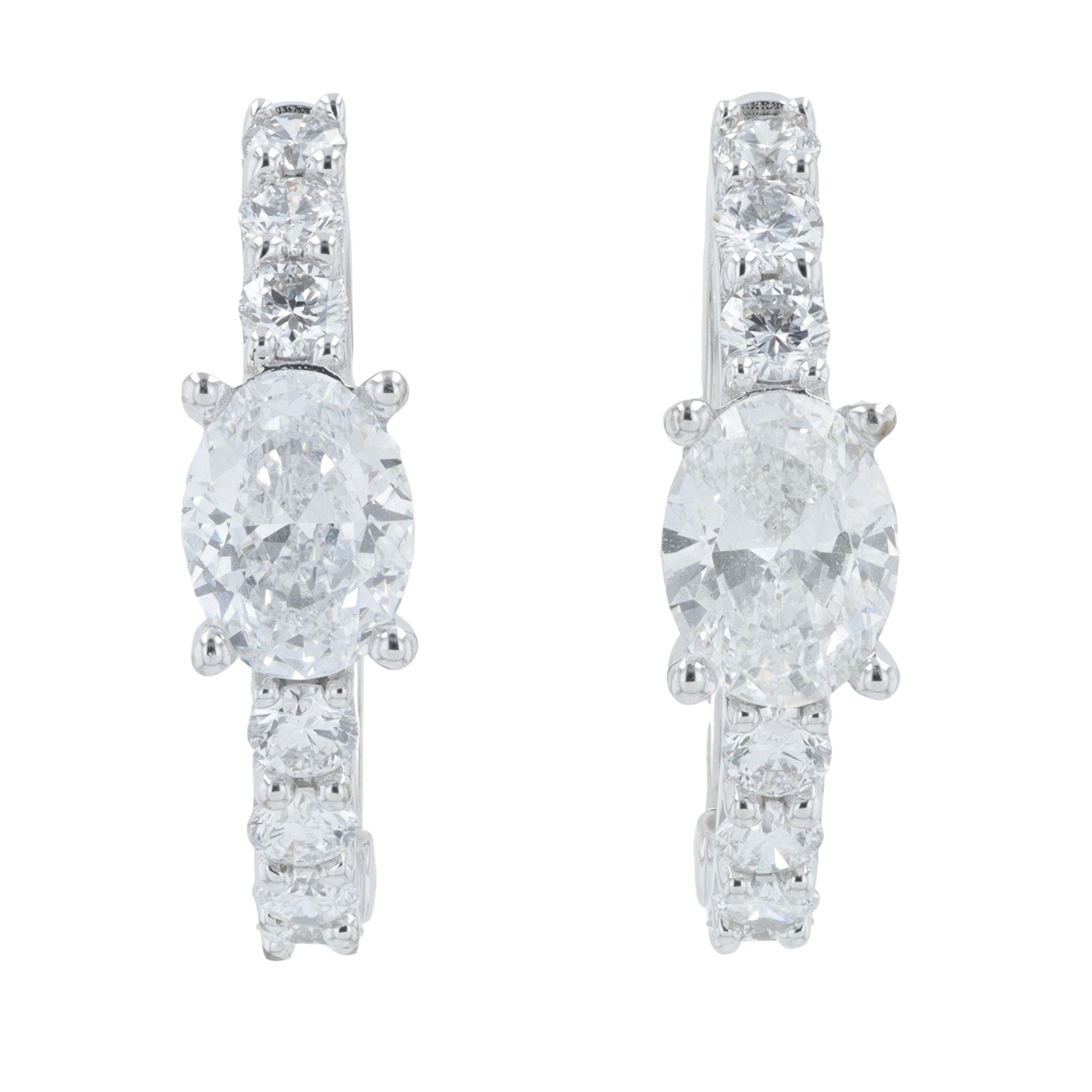14K 2 CTW Lab Grown Diamond Hoops<p><strong>Lab Grown Diamond</p></strong><p><strong>More Colors Available</p></strong>
