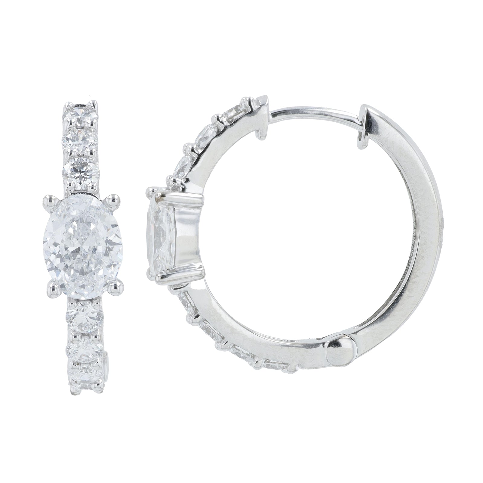 14K 2 CTW Lab Grown Diamond Hoops<p><strong>Lab Grown Diamond</p></strong><p><strong>More Colors Available</p></strong>