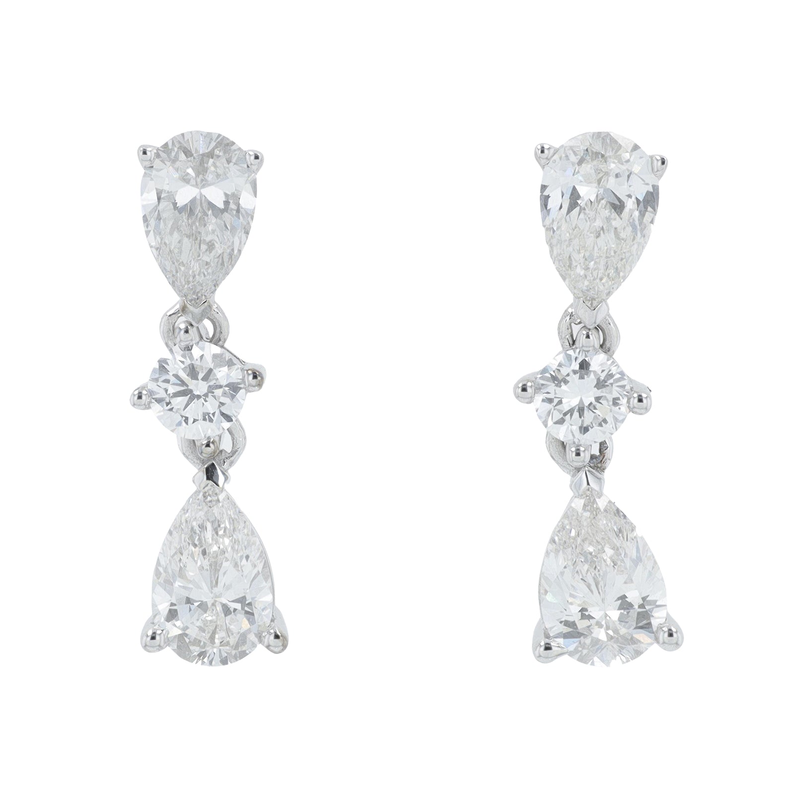 14K 1.50 CT Lab Grown Diamond Dangle Earrings<p><strong>More Colors Available</p></strong><p><strong>Lab Grown Diamond</p></strong>