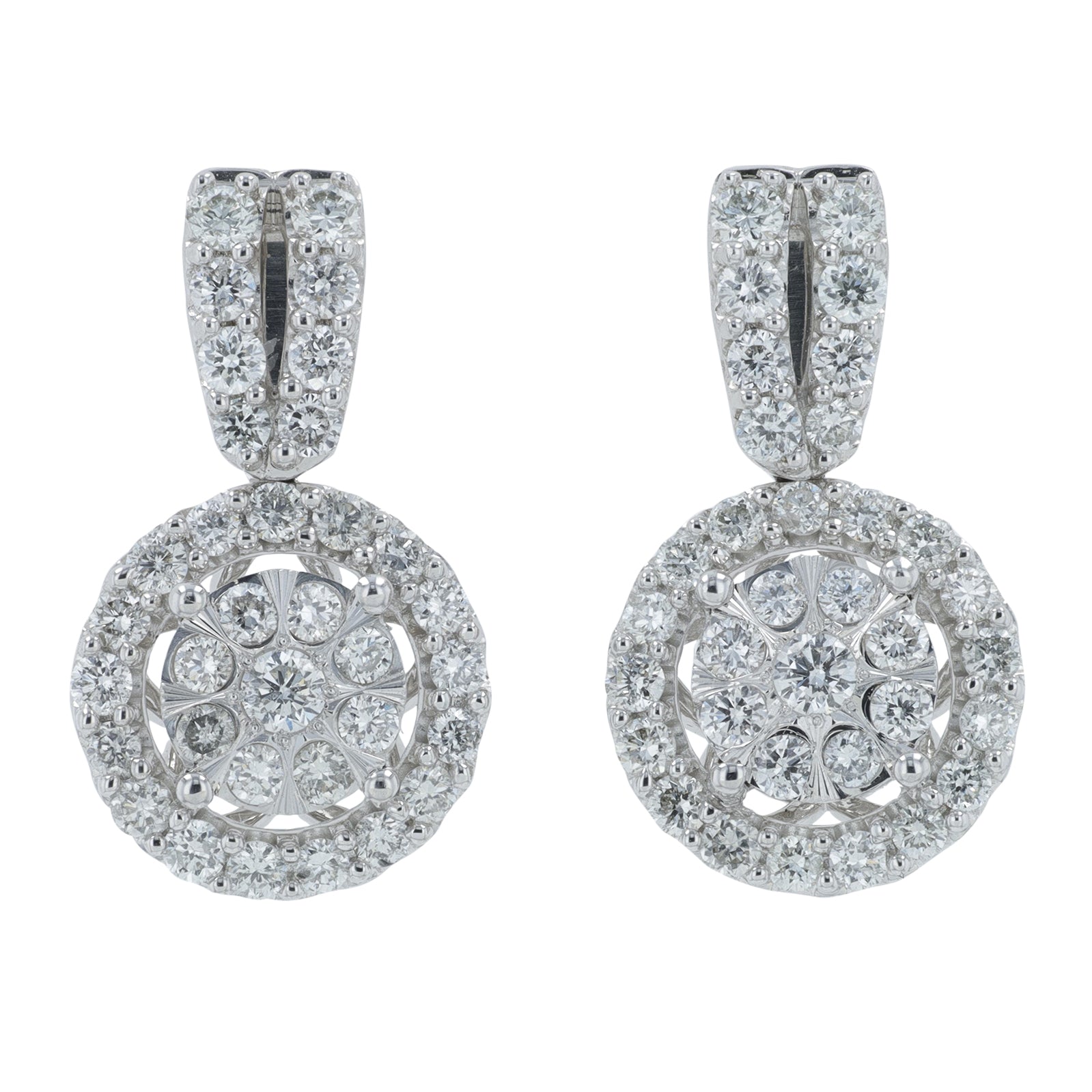 10K WG 1 CT Lab Grown Diamond Earrings<p><strong>Lab Grown Diamond</p></strong>