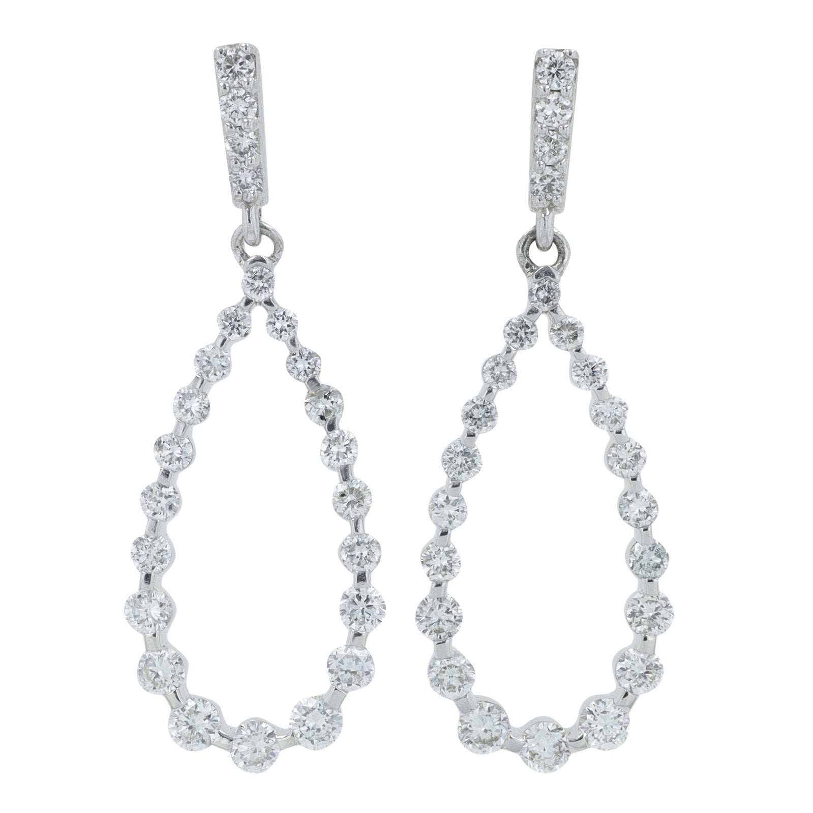 10K WG 1 CT Lab Grown Diamond Earrings<p><strong>Lab Grown Diamond</p></strong>