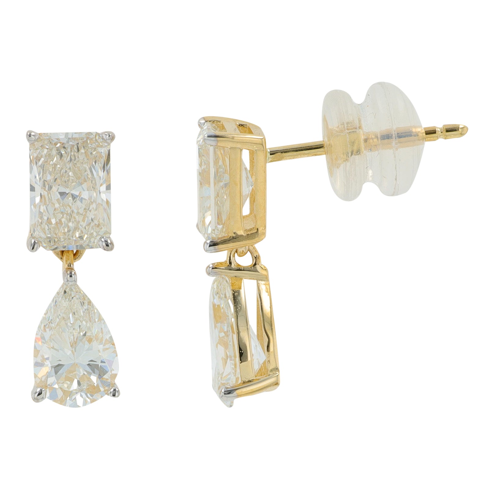 14K 2.50 CT Lab Grown Diamond Earrings<p><strong>More Colors Available</p></strong><p><strong>Lab Grown Diamond</p></strong>
