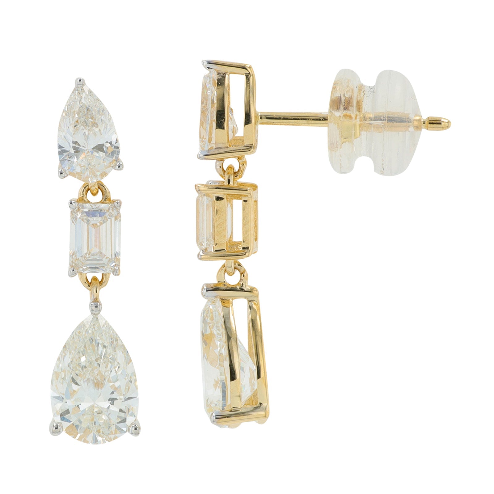 14K 2.50 CT Lab Grown Diamond Earrings<p><strong>More Colors Available</p></strong><p><strong>Lab Grown Diamond</p></strong>