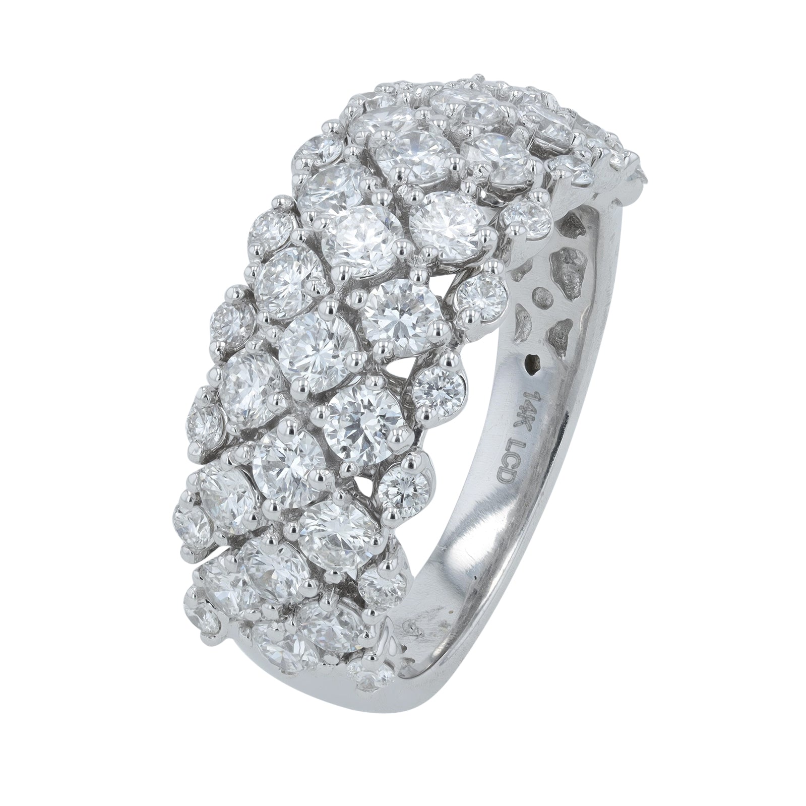Lab Diamond Band in 14K White Gold (2 ct. tw)