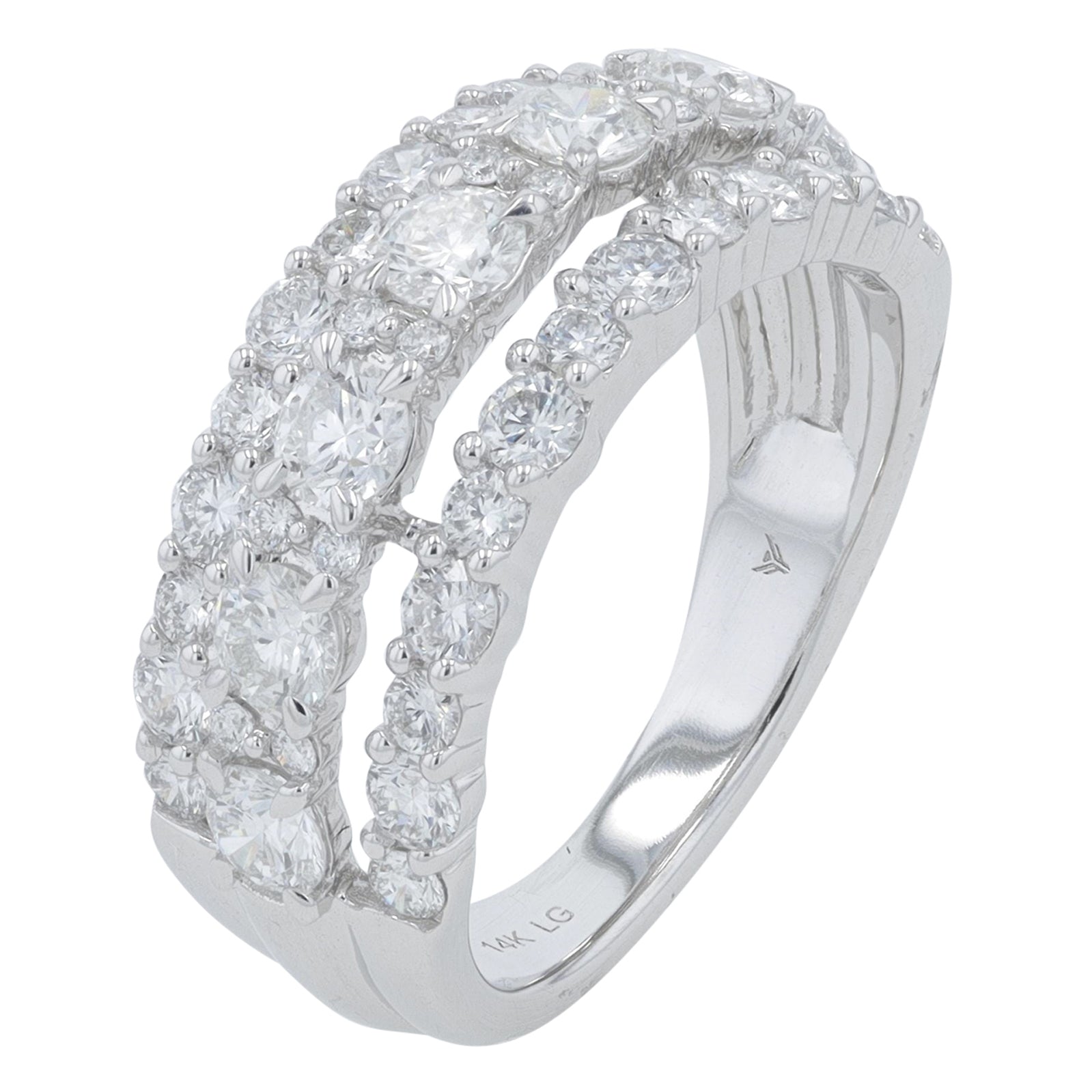 14K WG 2 CT Lab Grown Diamond Ring<p><strong>Lab Grown Diamond</p></strong>