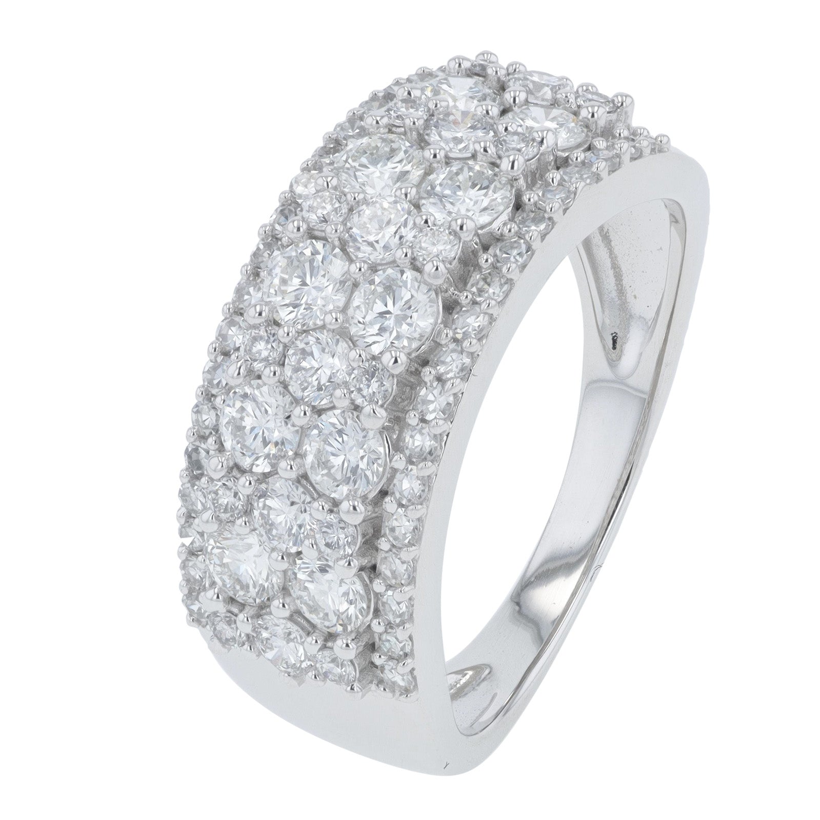 Lab Diamond Eternity Band in 14K White Gold (2 ct. tw)