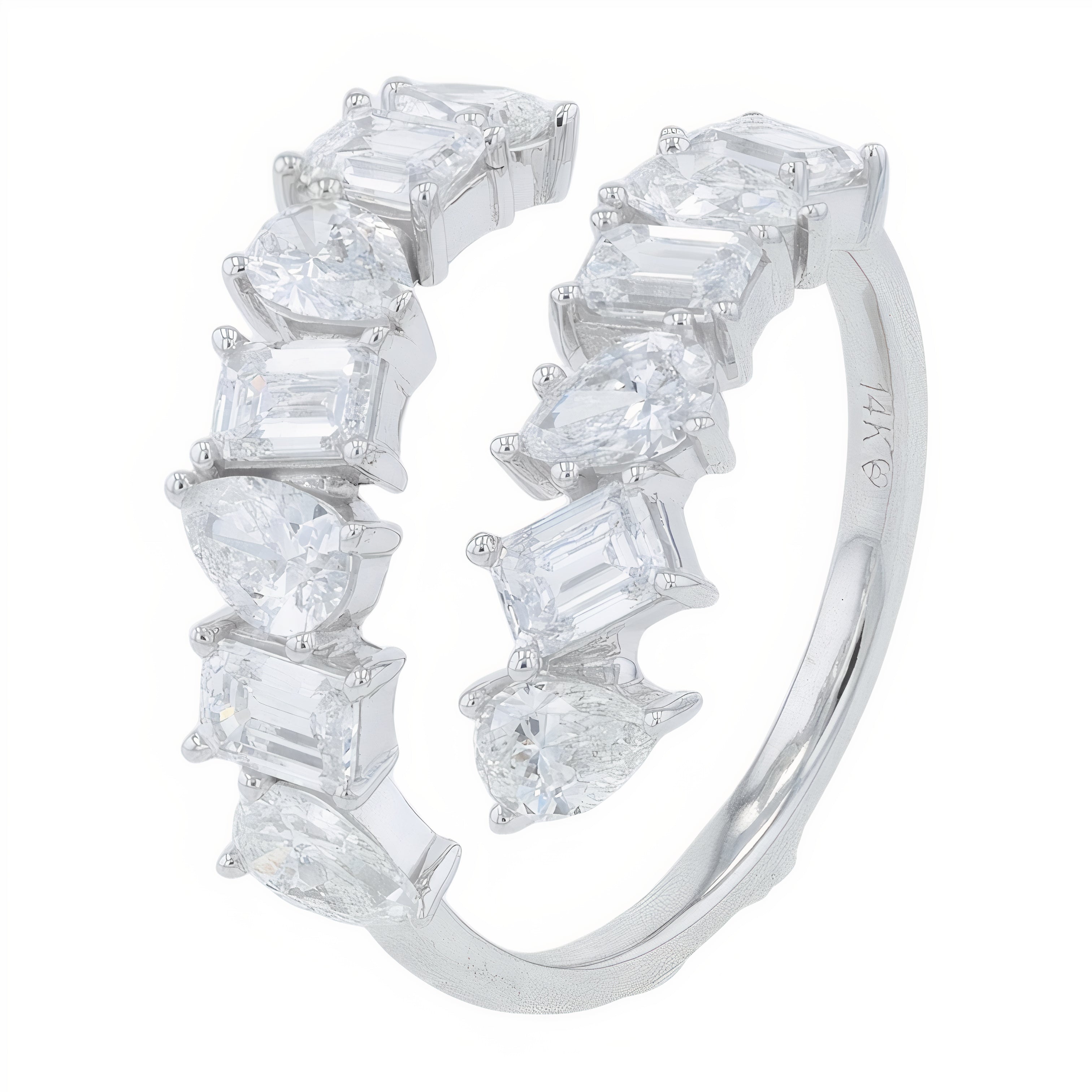Lab Diamond Band in 14K White Gold (1 ct. tw)