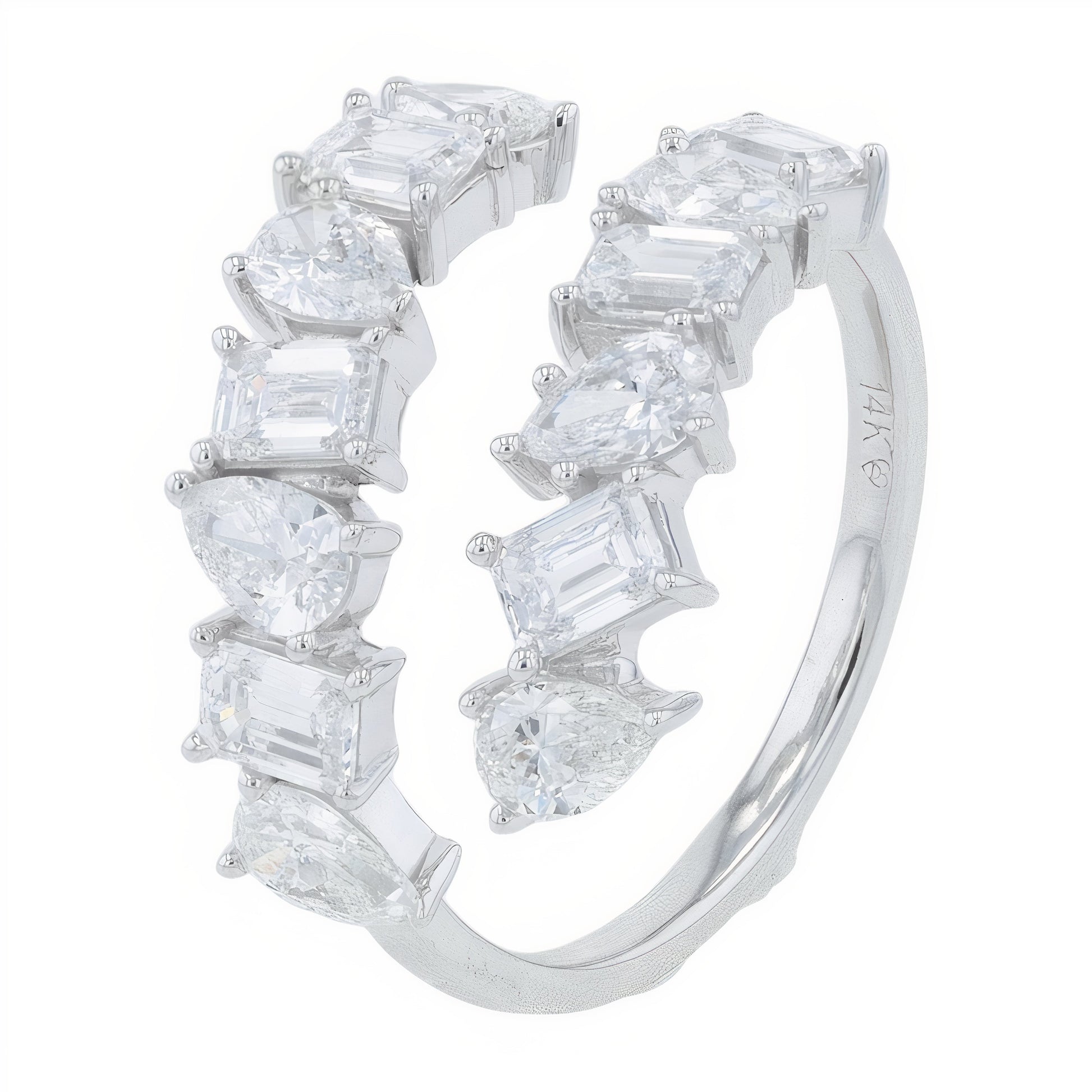 Lab Diamond Band in 14K White Gold (1 ct. tw)