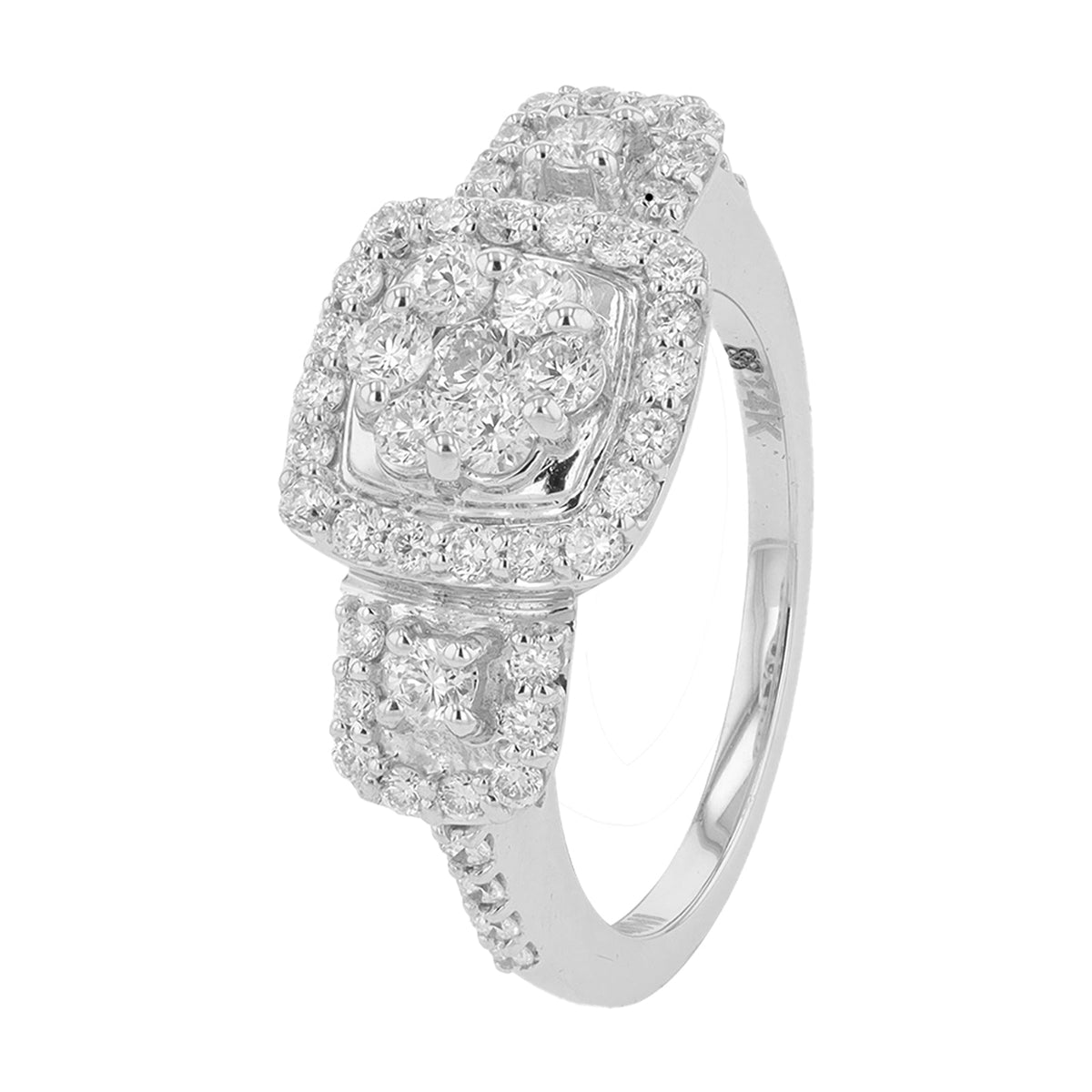 14K WG 1 CTW Lab Grown Diamond Ring<p><strong>Lab Grown Diamond</p></strong>