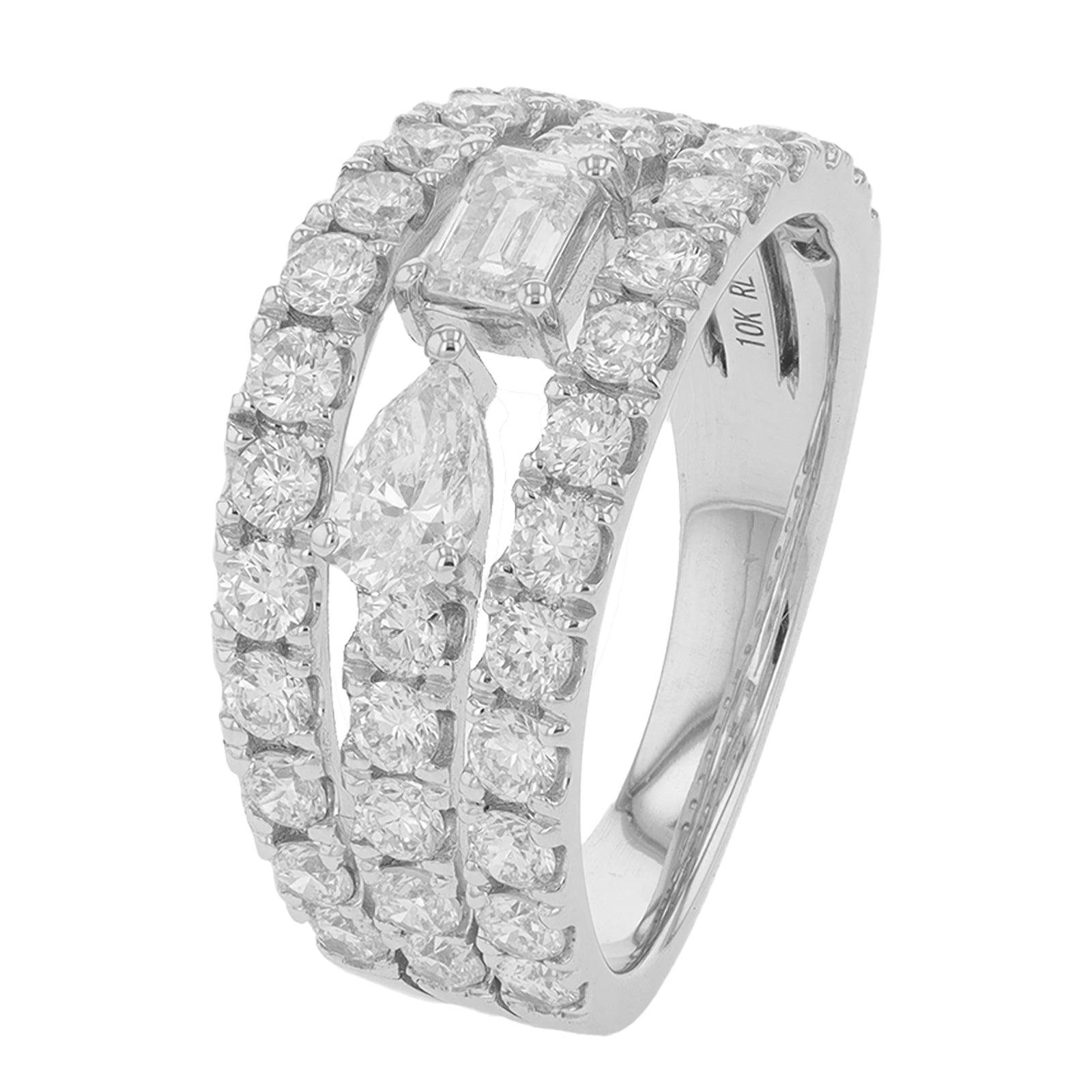10K WG 2 CT Lab Grown Diamond Ring<p><strong>Lab Grown Diamond</p></strong>