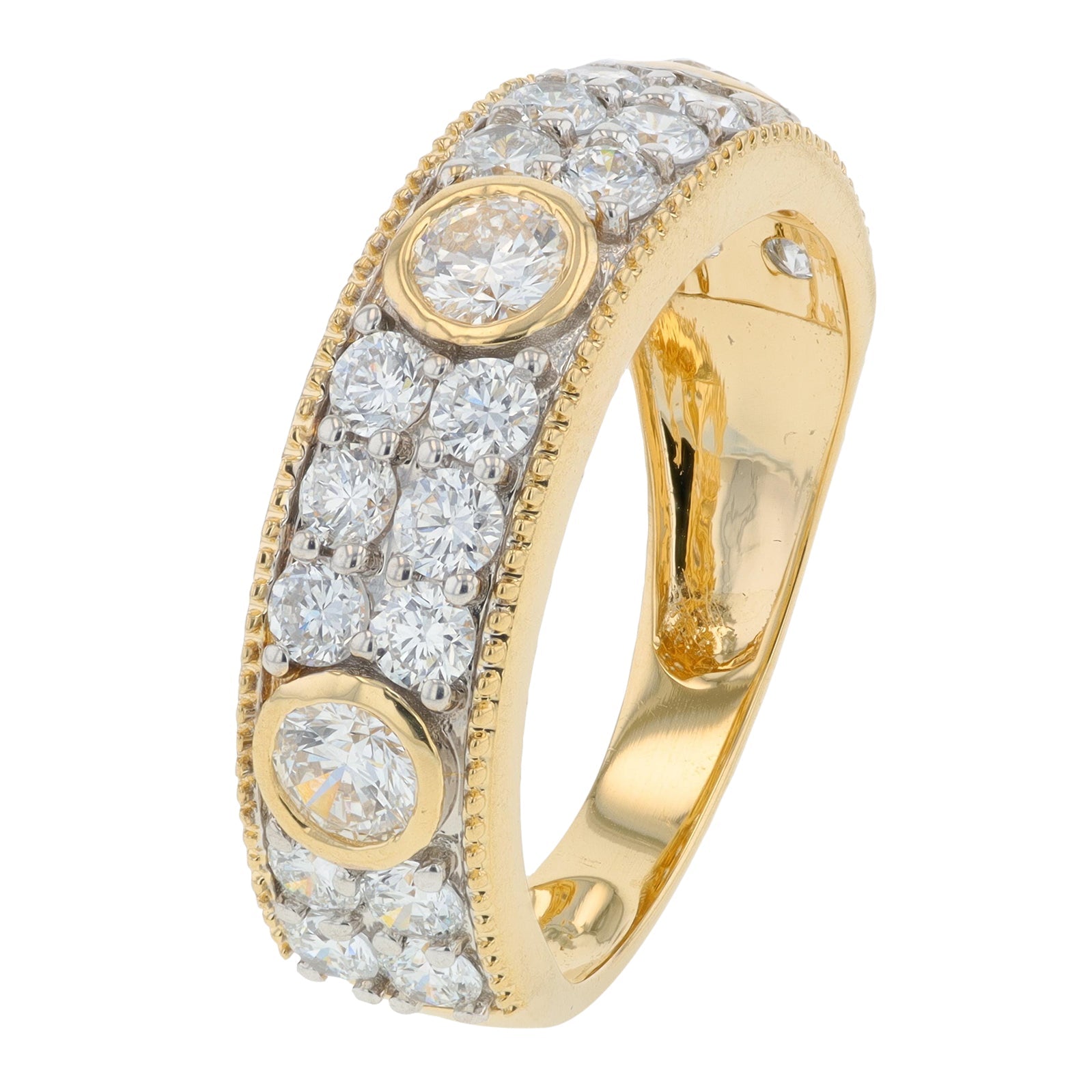 14K 1.62 CTW Lab Grown Diamond Band<p><strong>More Colors Available</p></strong><p><strong>Lab Grown Diamond</p></strong>