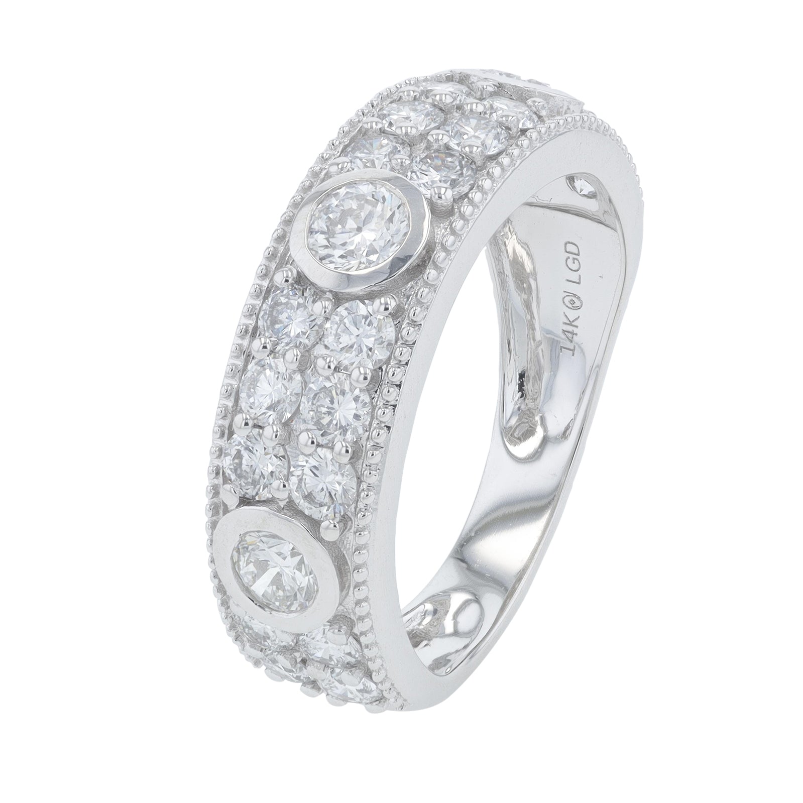 14K 1.62 CTW Lab Grown Diamond Band<p><strong>More Colors Available</p></strong><p><strong>Lab Grown Diamond</p></strong>