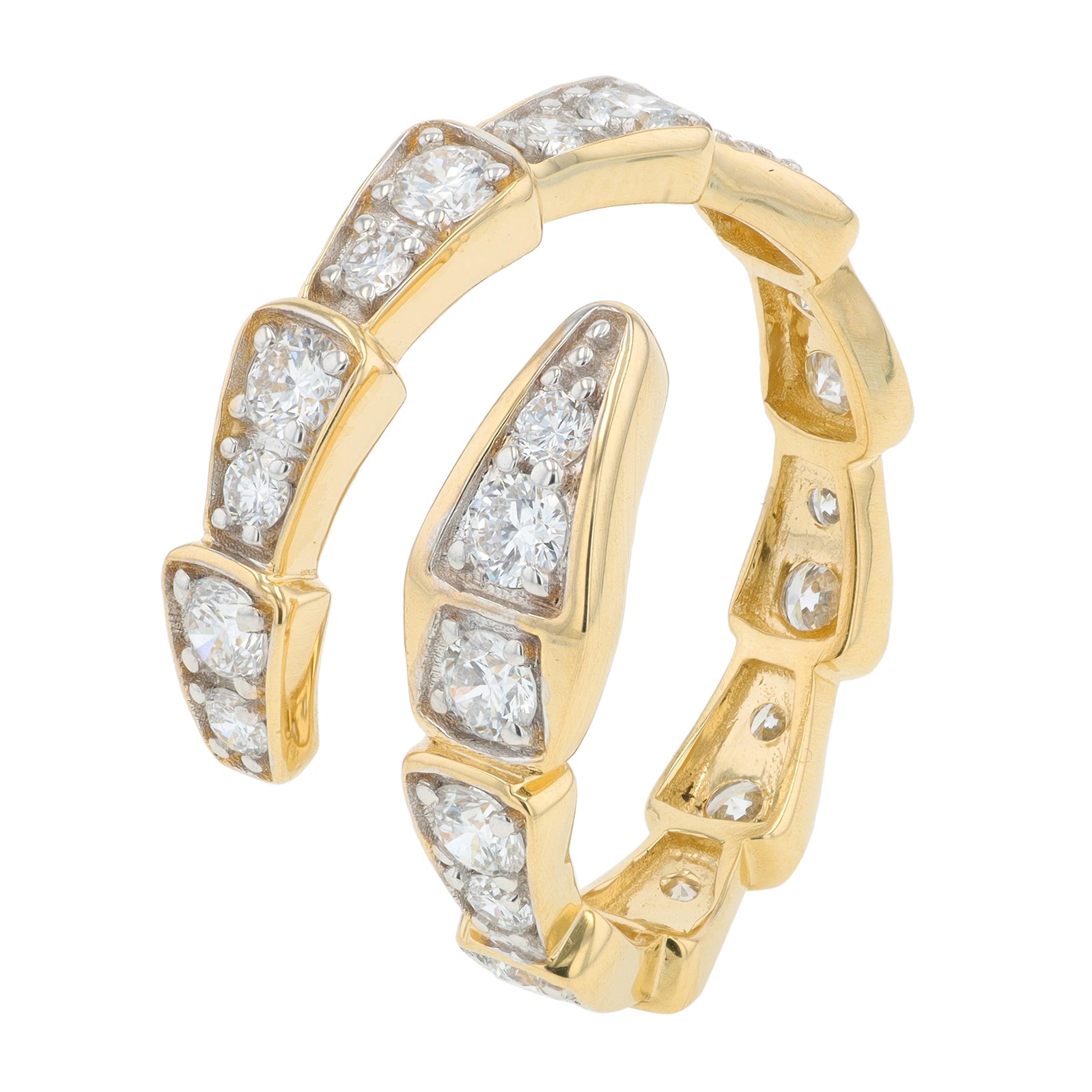 14K 1.50 CTW Lab Grown Diamond Bypass Ring<p><strong>More Colors Available</p></strong><p><strong>Lab Grown Diamond</p></strong>