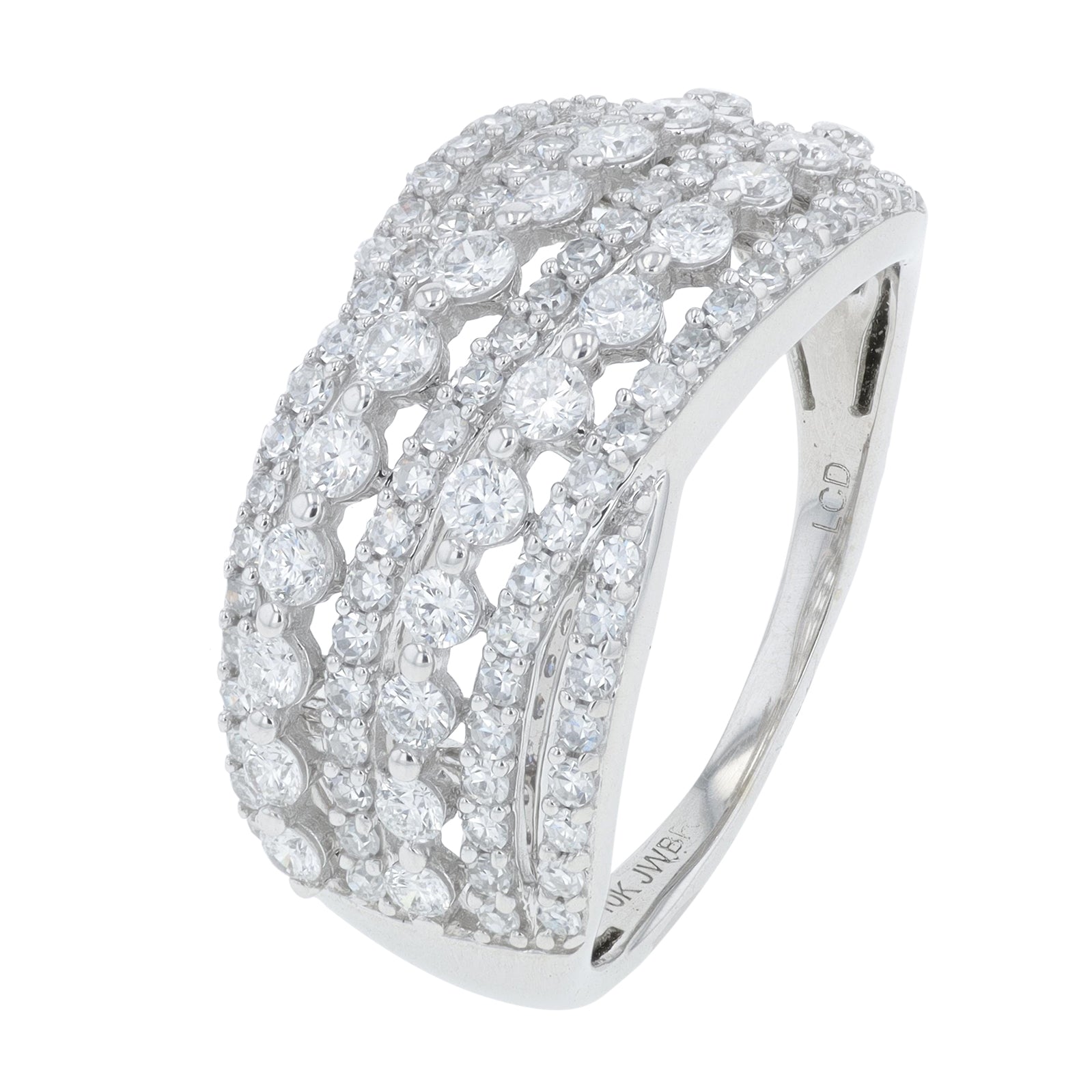 10K WG 1 CT Lab Grown Diamond Ring<p><strong>Lab Grown Diamond</p></strong>