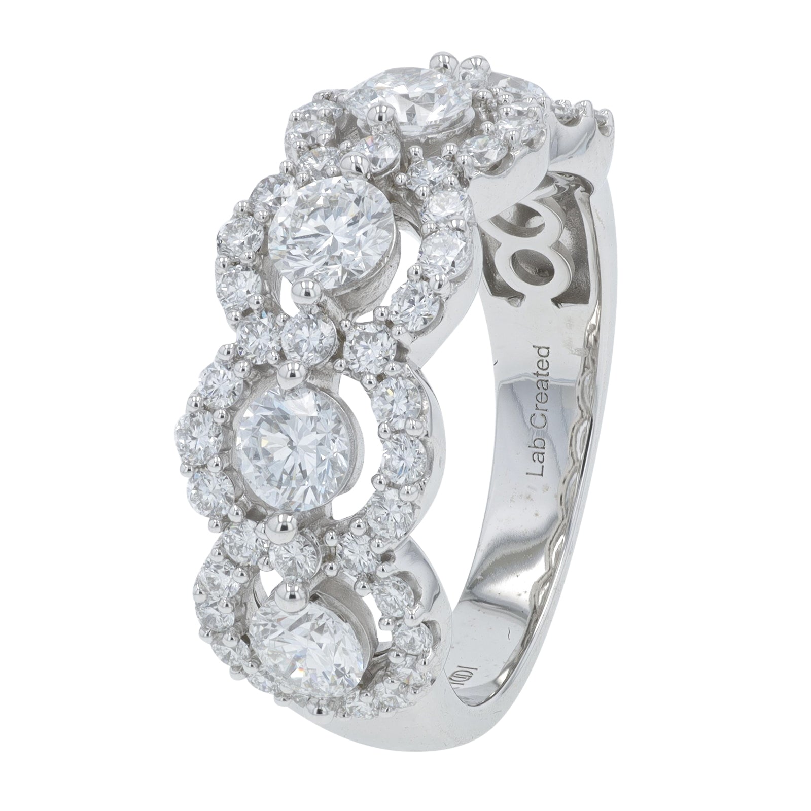 14K WG 2 CTW Lab Grown Diamond Ring<p><strong>Lab Grown Diamond</p></strong>