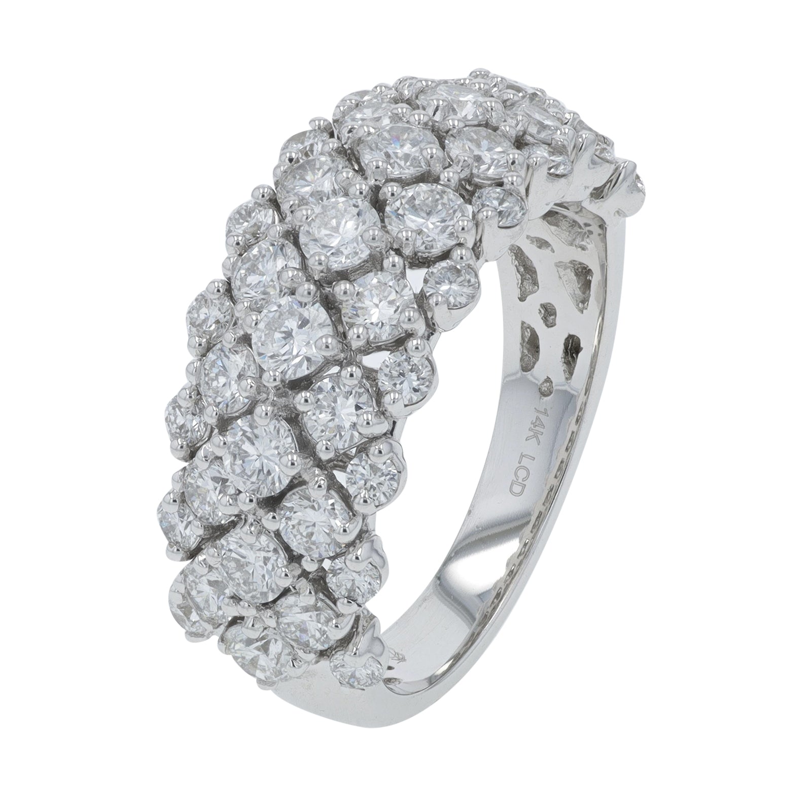 14K WG 2 CTW Lab Grown Diamond Ring<p><strong>Lab Grown Diamond</p></strong>