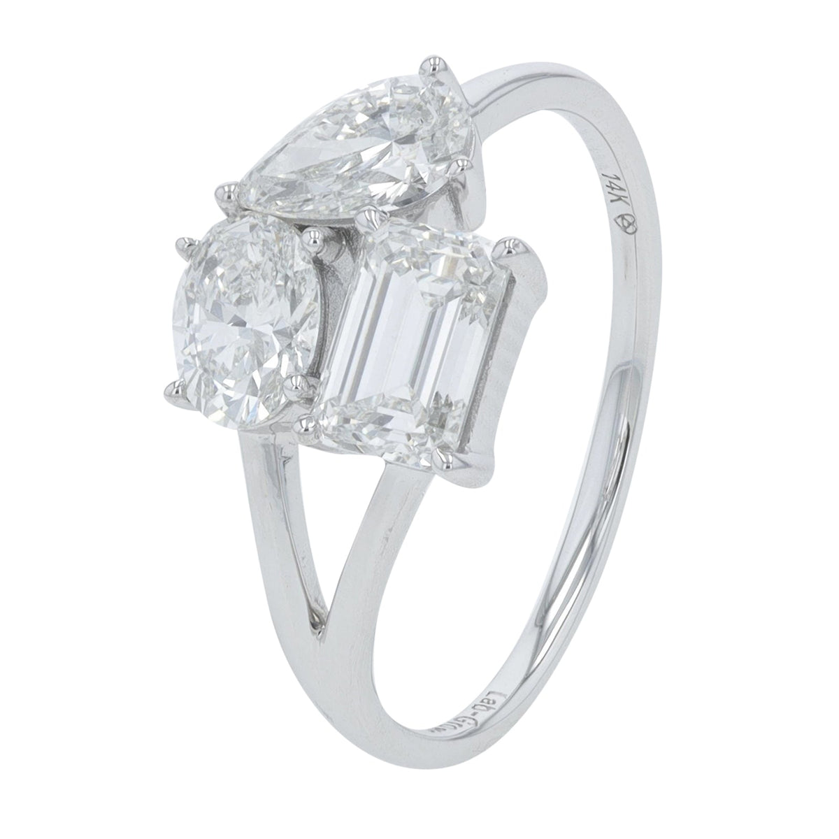 14K 1.75 CT Lab Grown Diamond Ring<p><strong>More Colors Available</p></strong><p><strong>Lab Grown Diamond</p></strong>
