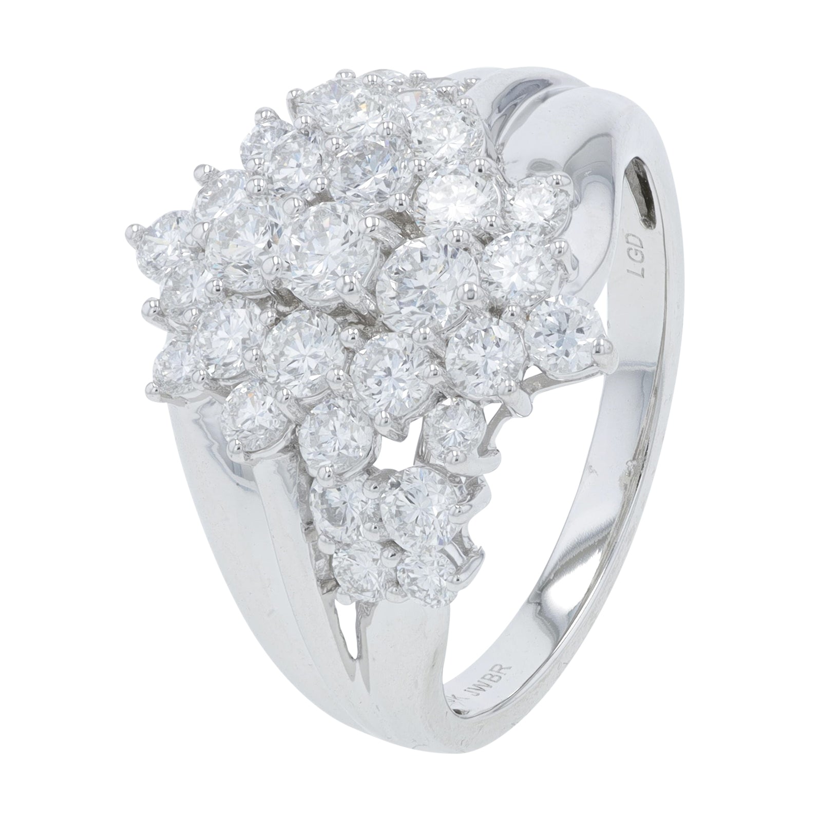 10K WG 2 CTW Lab Grown Diamond Ring<p><strong>Lab Grown Diamond</p></strong>