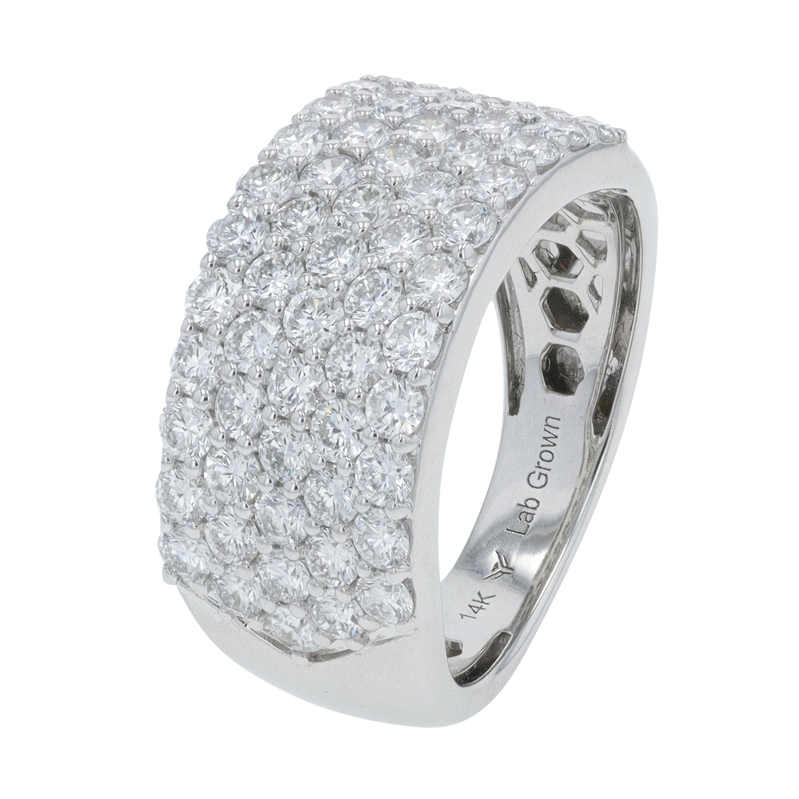 14K WG 2 CTW Lab Grown Diamond Ring<p><strong>Lab Grown Diamond</p></strong>