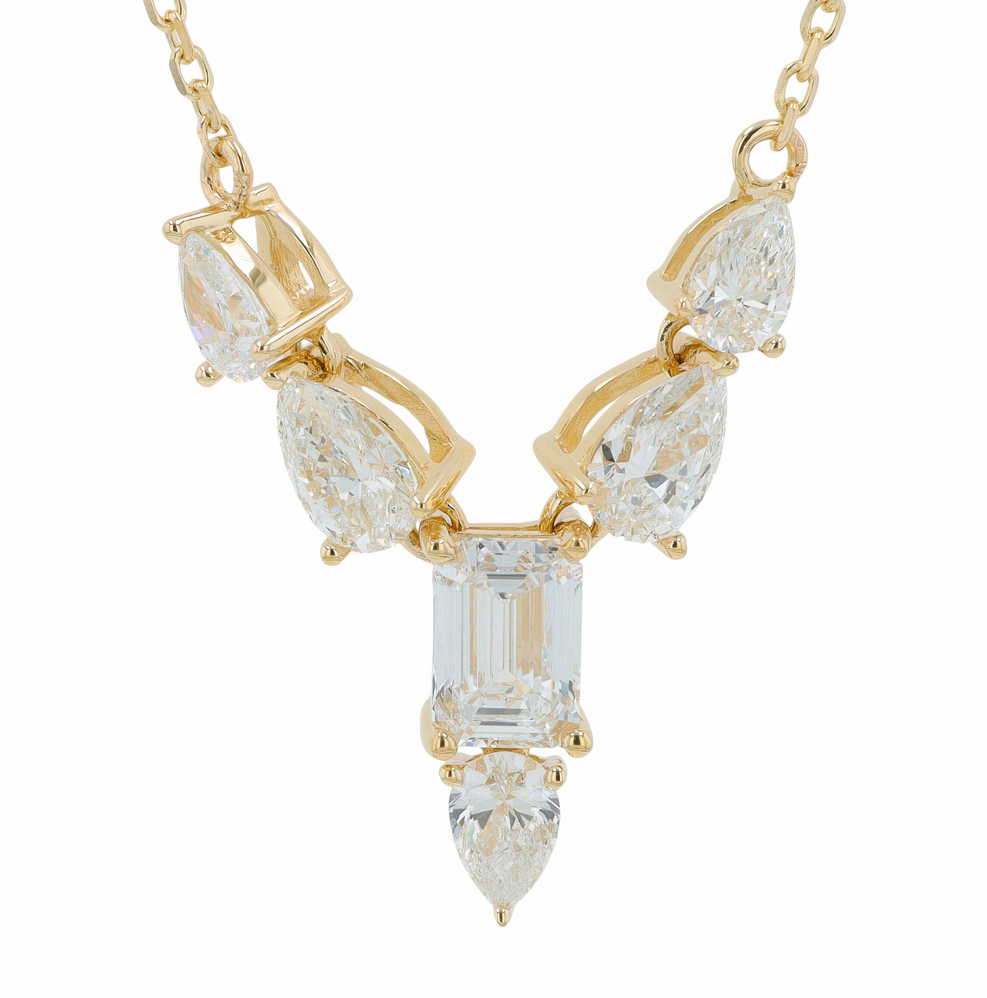 Lab Diamond Necklace in 14K Gold (1 ct. tw)