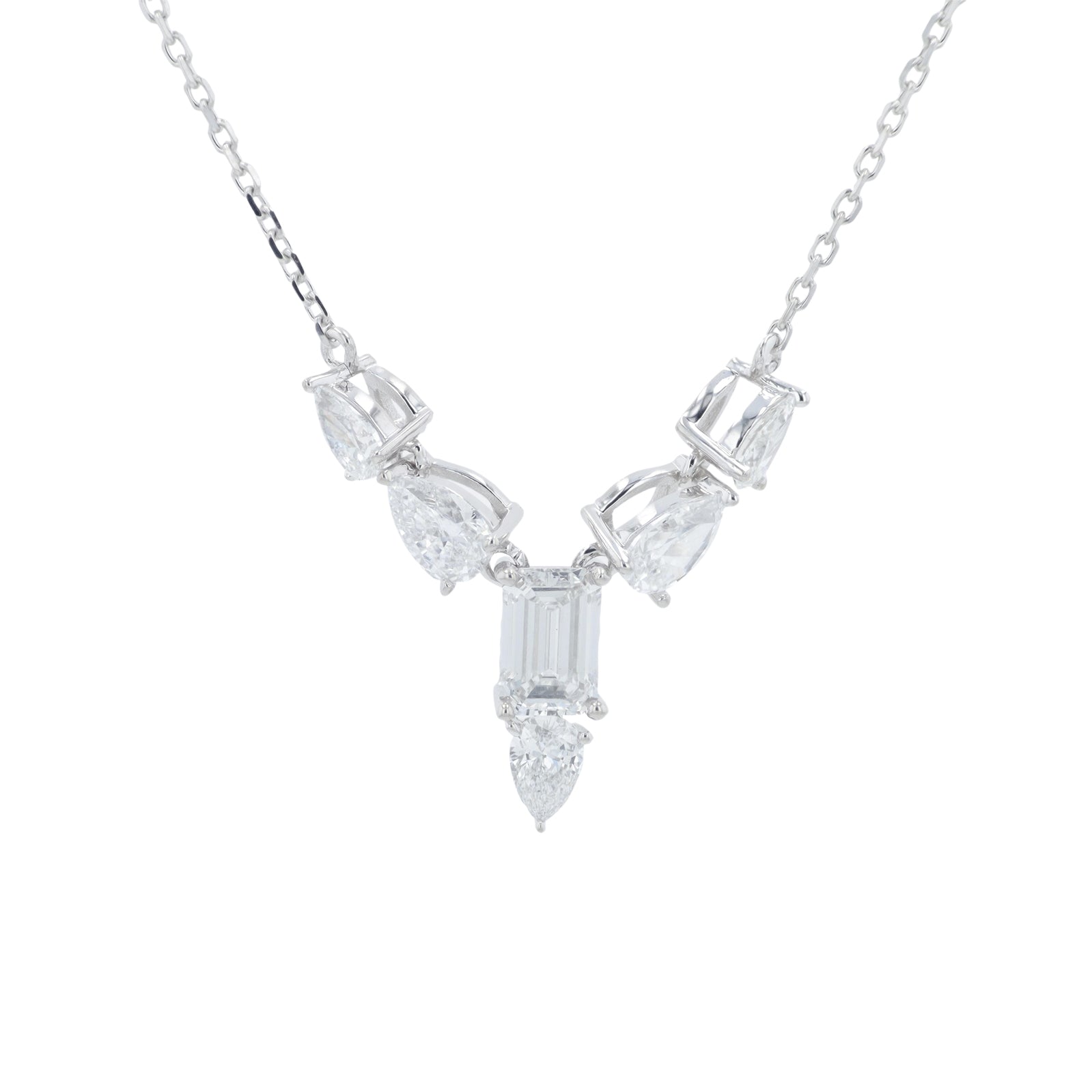 Lab Diamond Necklace in 14K Gold (1 ct. tw)
