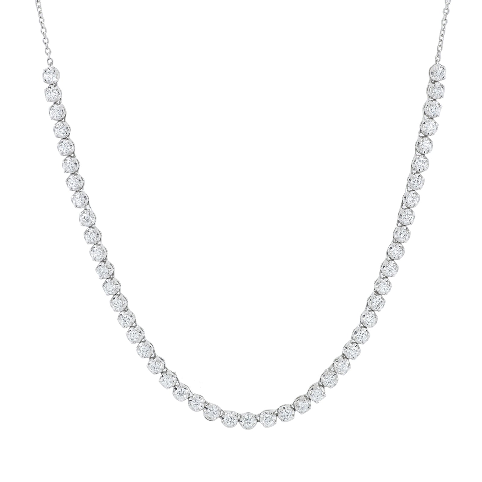 10K WG 1.50 CT Lab Grown Diamond Necklace<p><strong>Lab Grown Diamond</p></strong>
