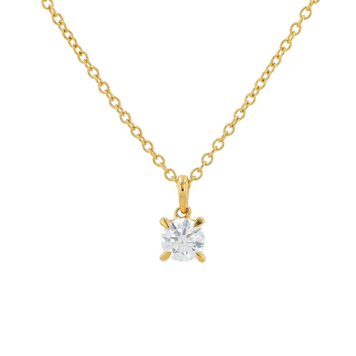 14K .32 CTW Lab Grown Diamond Pendant<p><strong>Lab Grown Diamond</p></strong><p><strong>More Colors Available</p></strong>