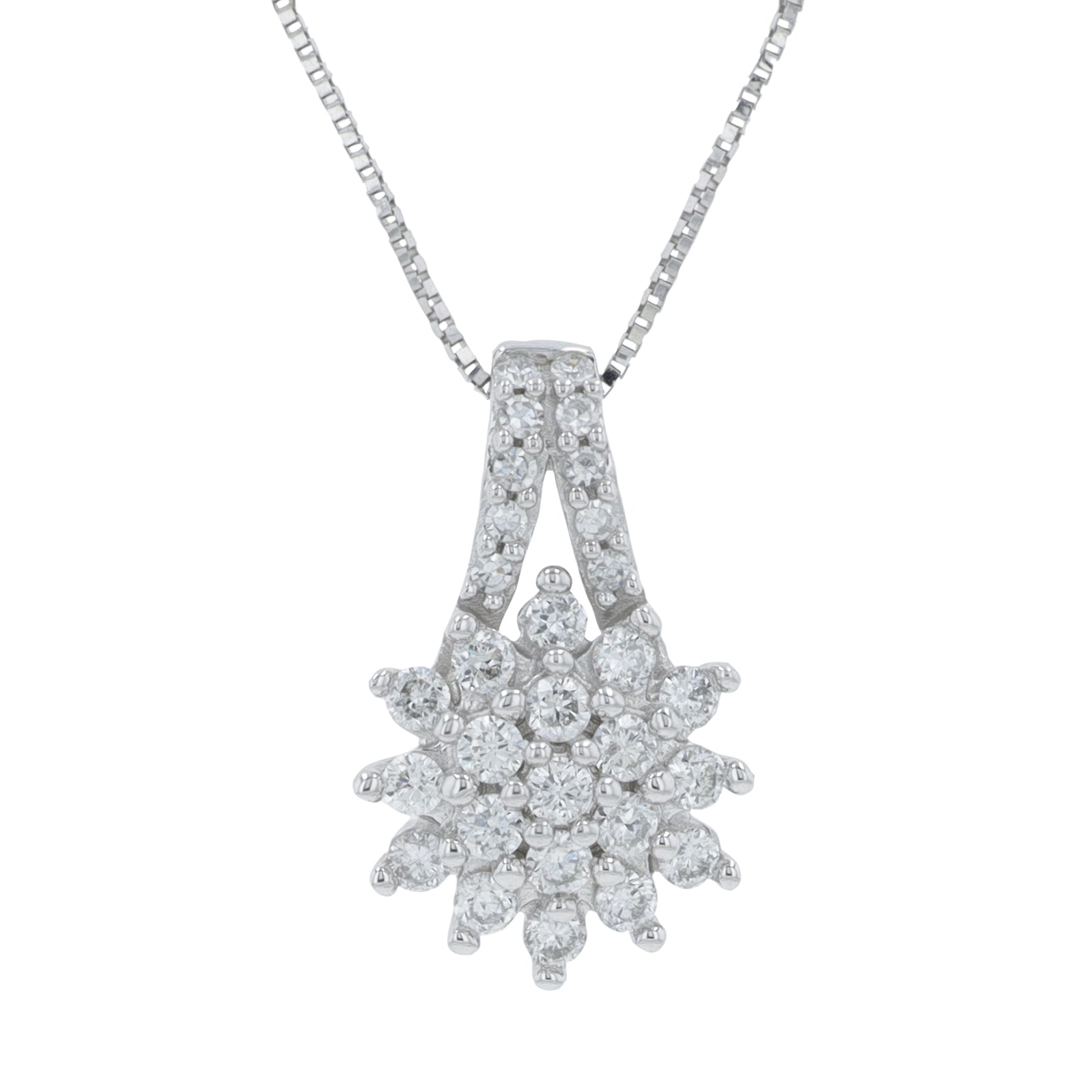 10K WG .33 CTW Diamond Pendant<p><strong>Lab Grown Diamond</p></strong>