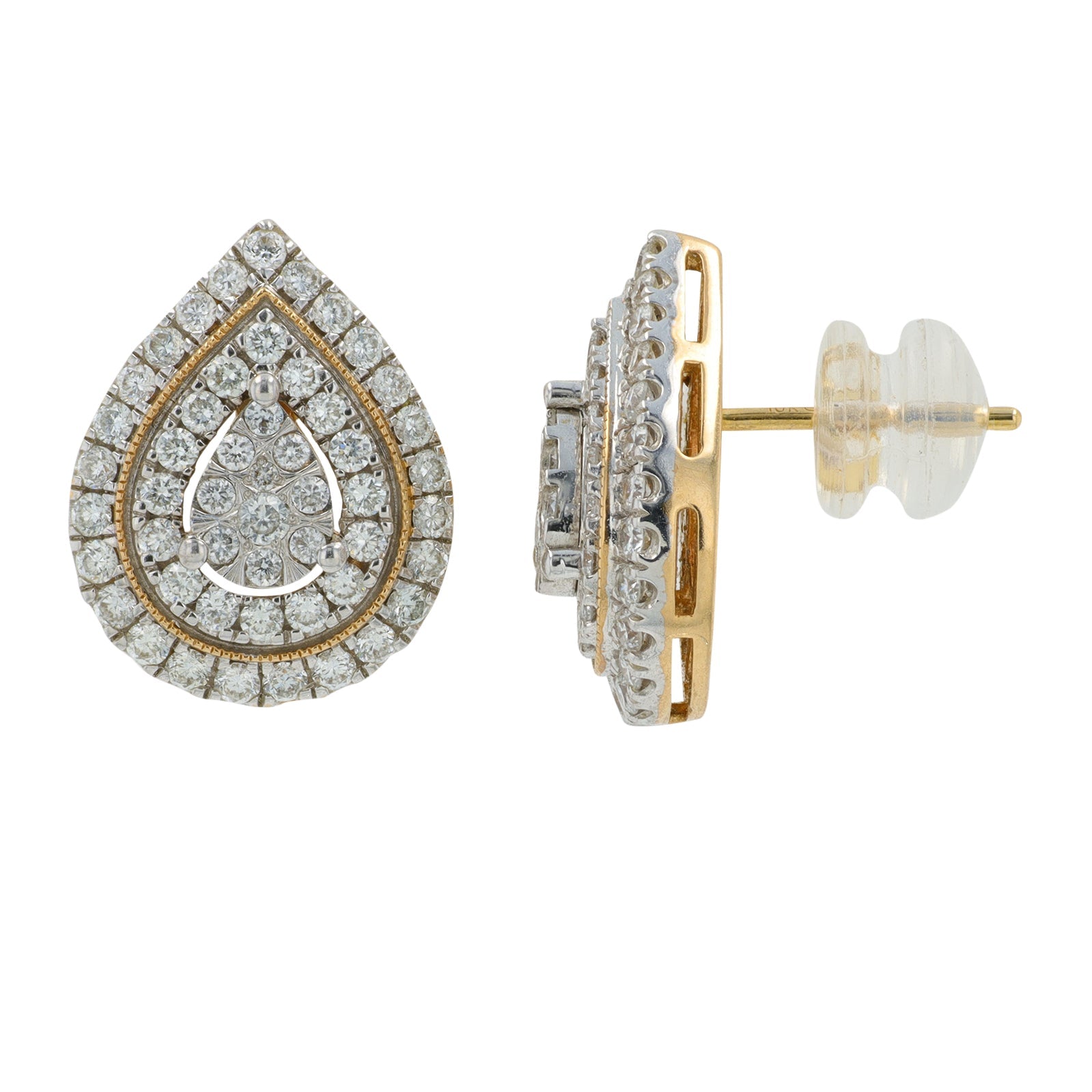 10K YG 1 CT Lab Grown Diamond Earrings<p><strong>Lab Grown Diamond</p></strong>