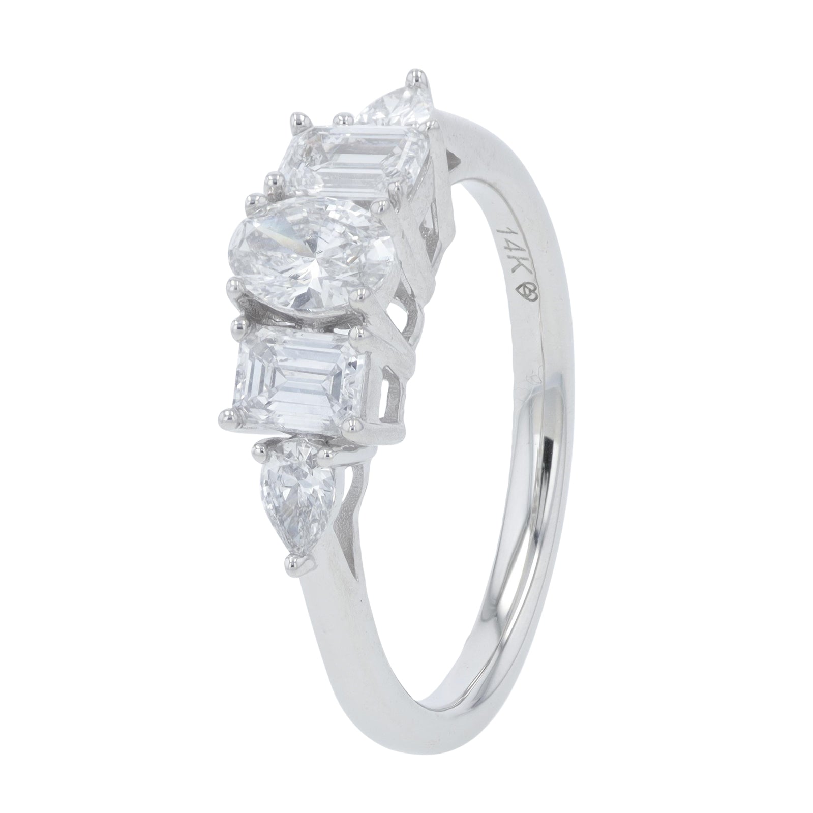 Lab Diamond Center Engagement Ring in 14K Gold (1 ct. tw)