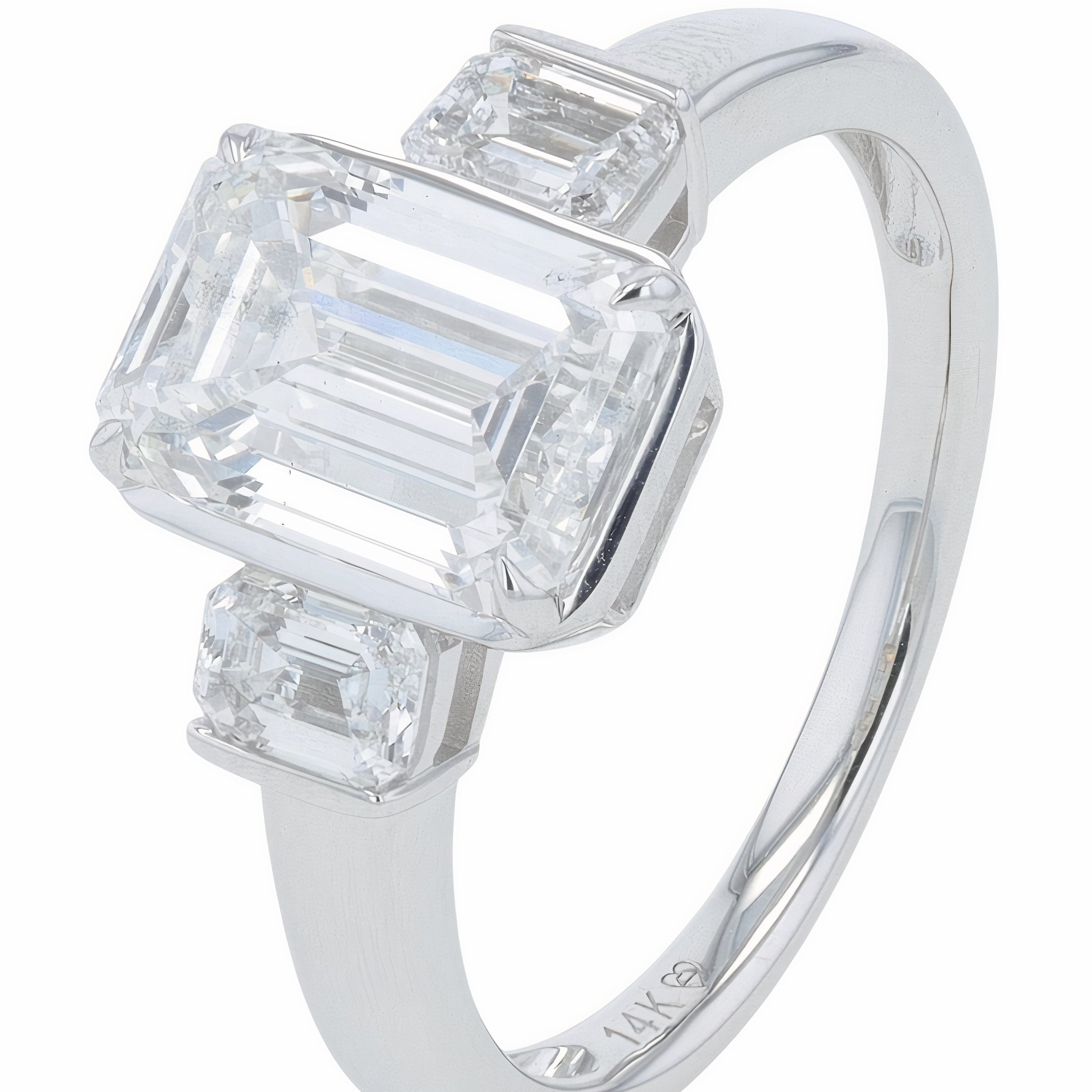 Lab Diamond Ring in 14K Gold (2 ct. tw)