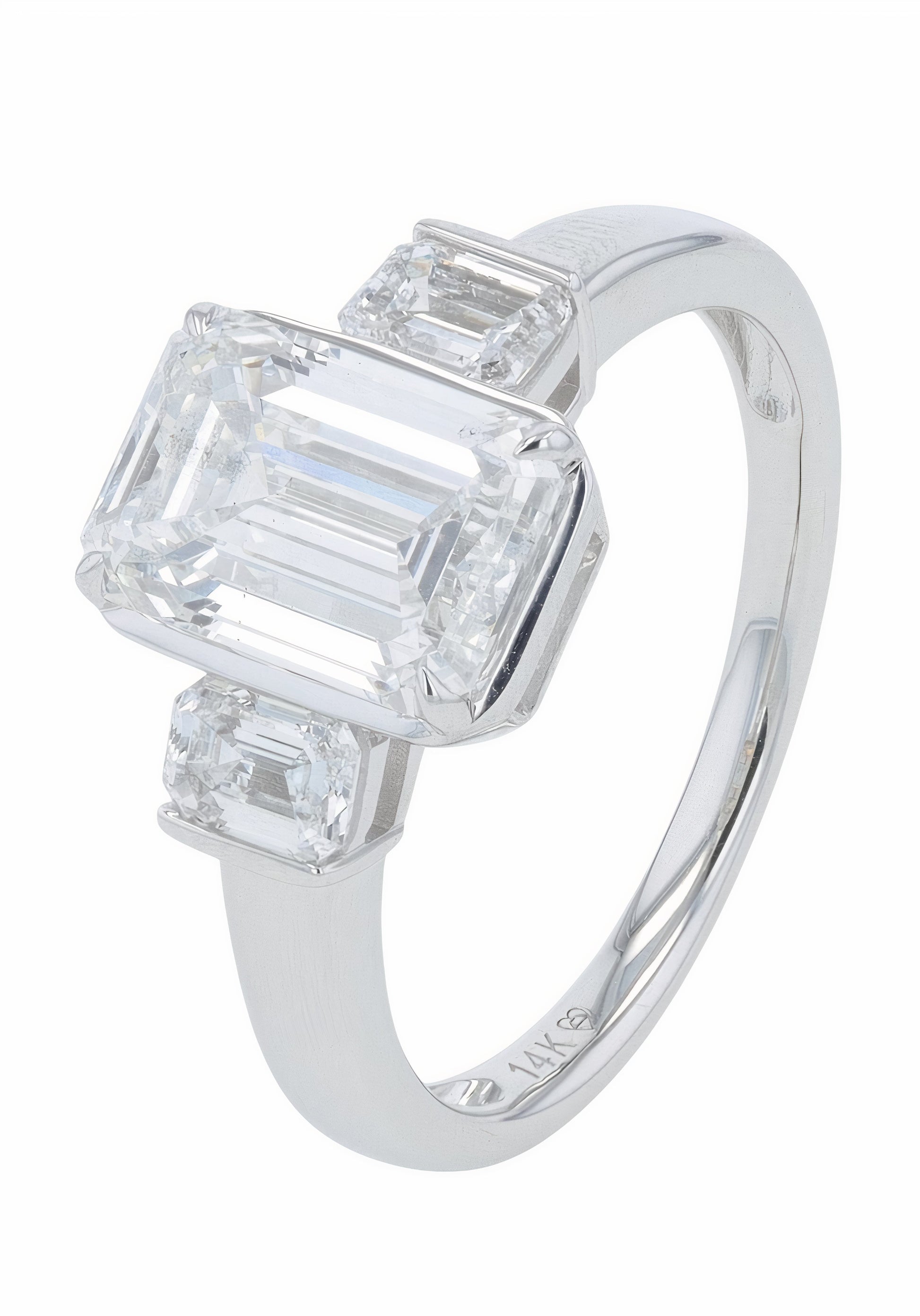 Lab Diamond Ring in 14K Gold (2 ct. tw)