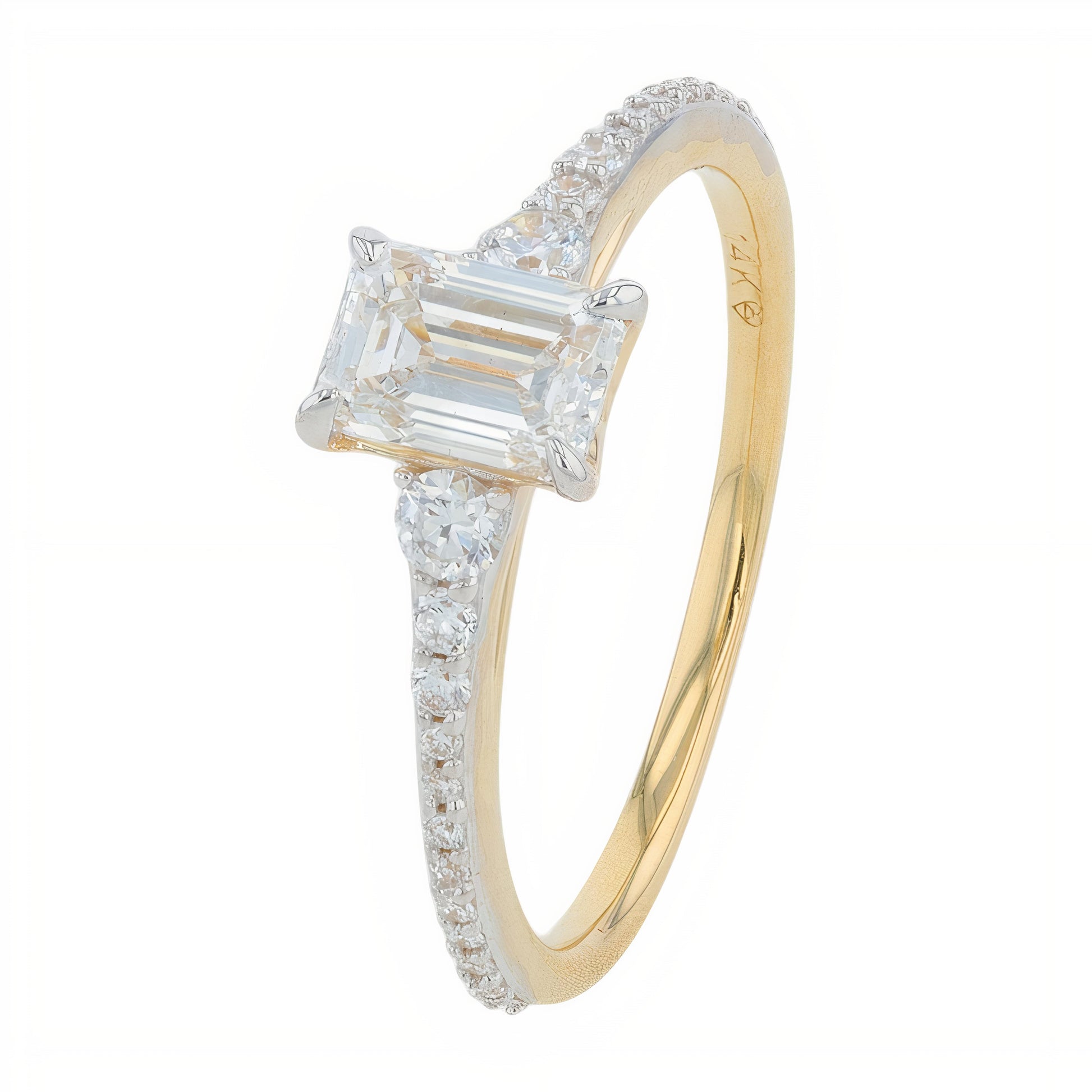Lab Diamond Earrings in 14K Gold (1.25 ct. tw)