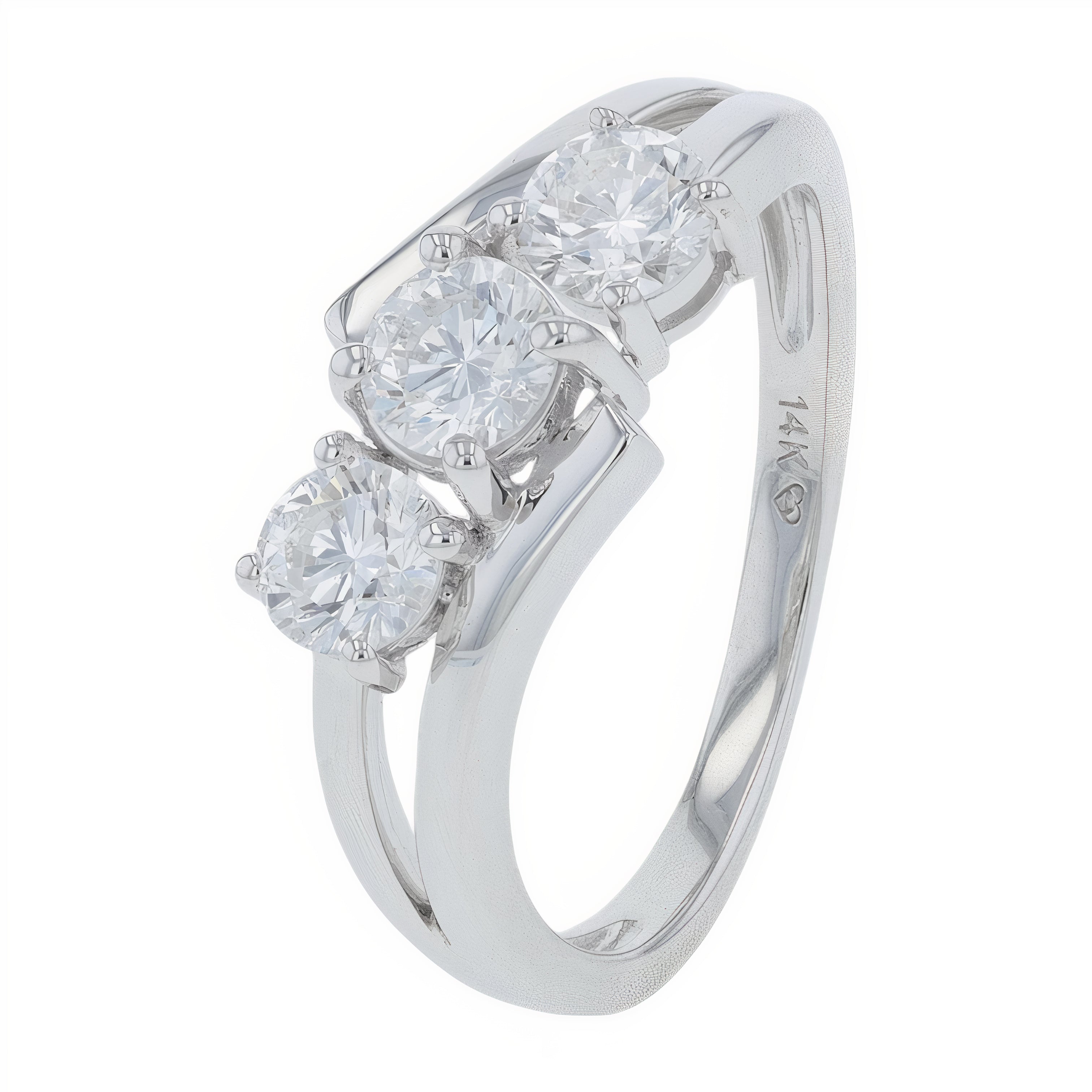 Lab Diamond Center Bridal Set in 14K White Gold (0.25 ct. tw)
