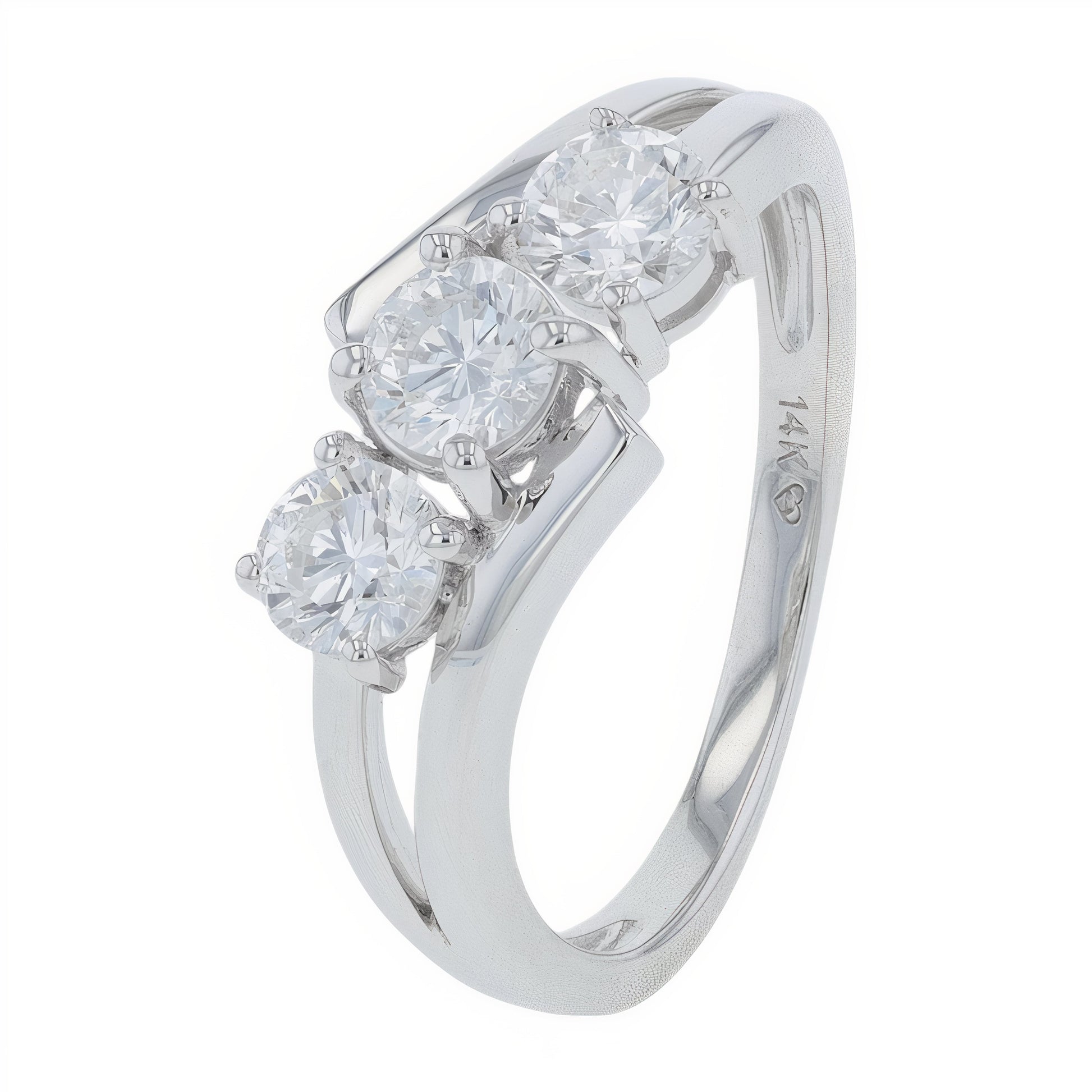 Lab Diamond Center Bridal Set in 14K White Gold (0.25 ct. tw)