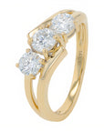 Lab Diamond Center Bridal Set in 14K White Gold (0.25 ct. tw)