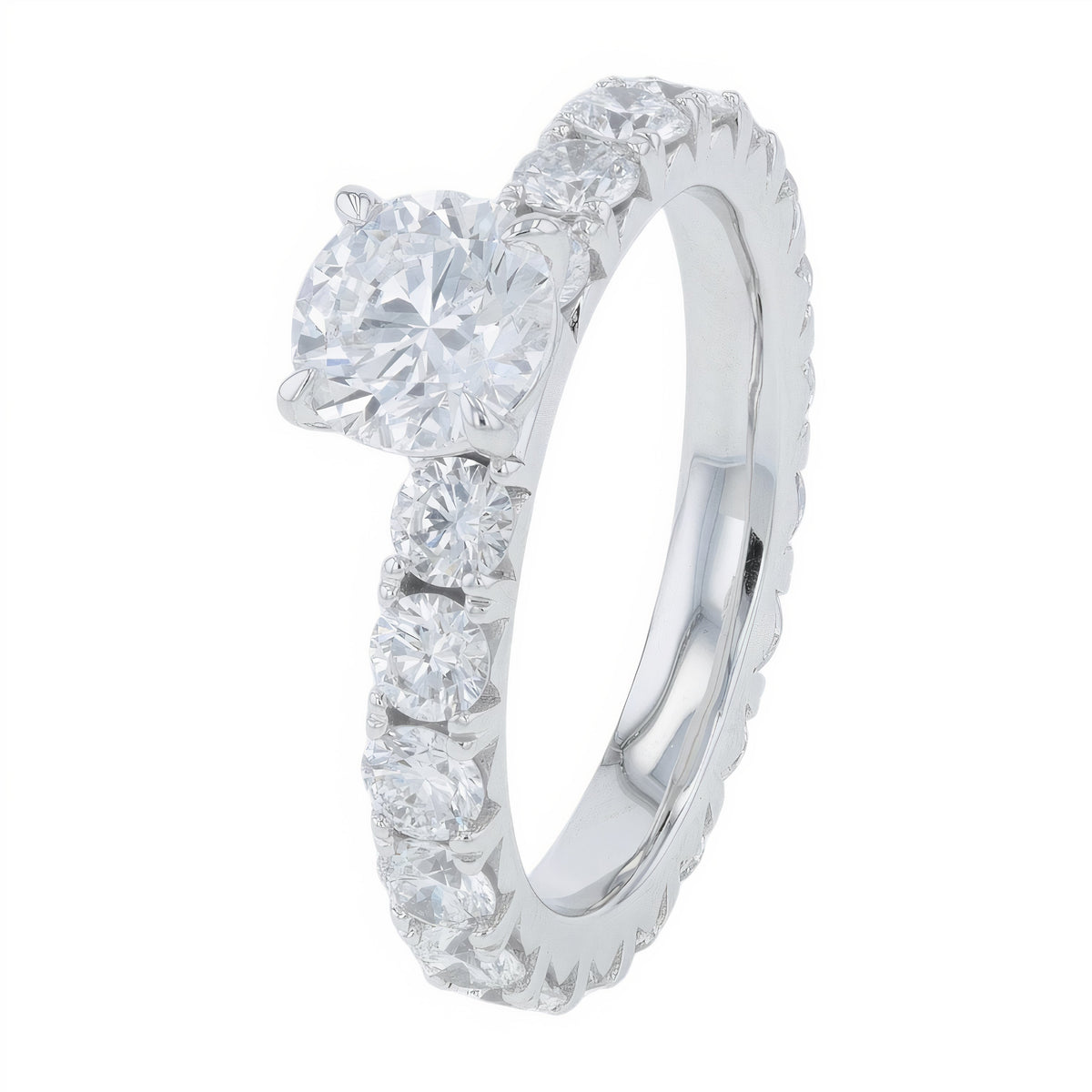 14K 2.90 CTW Lab Grown Diamond Engagement Ring<p><strong>Lab Grown Diamond</p></strong>