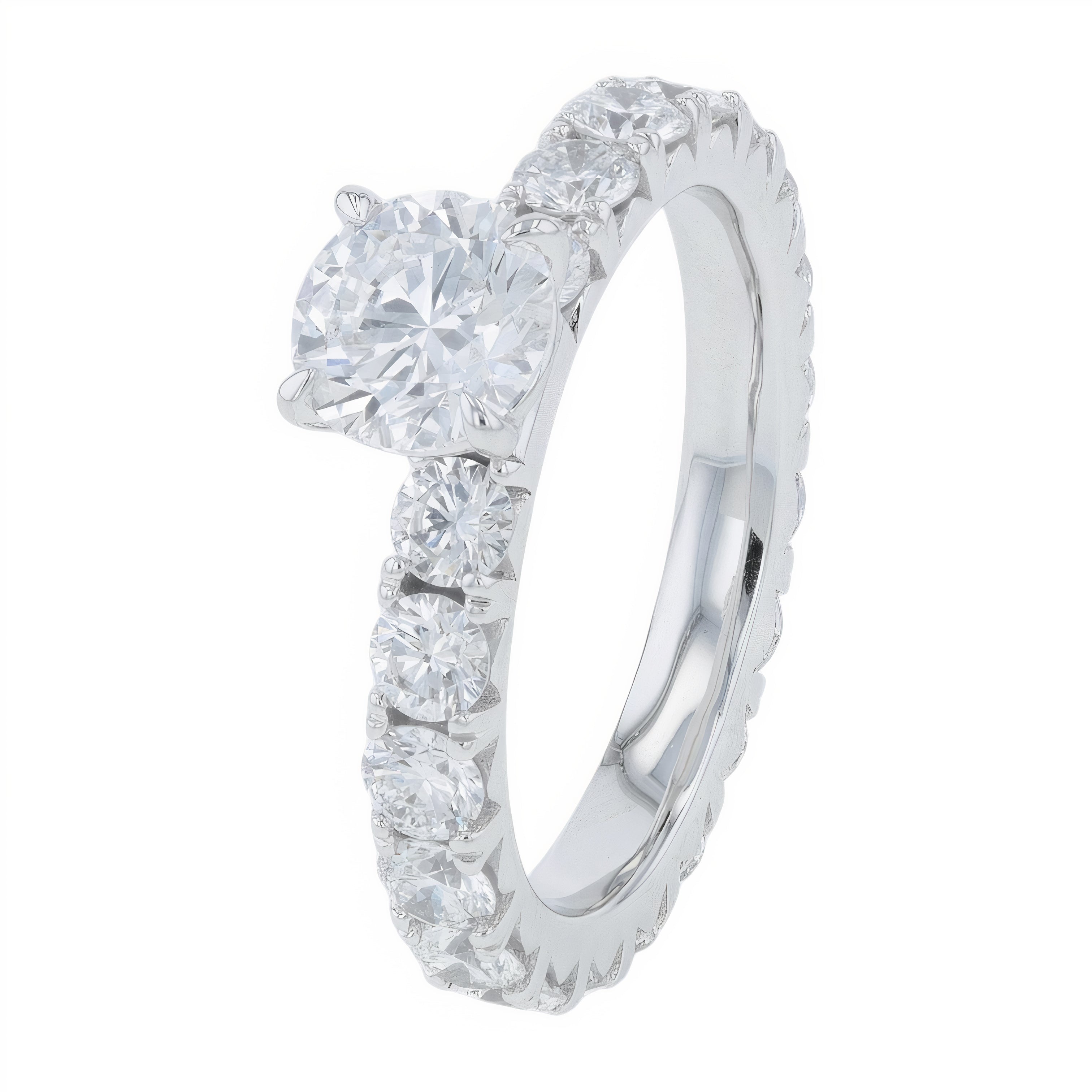 Lab Diamond Engagement Ring in 14K Gold (2.90 ct. tw)
